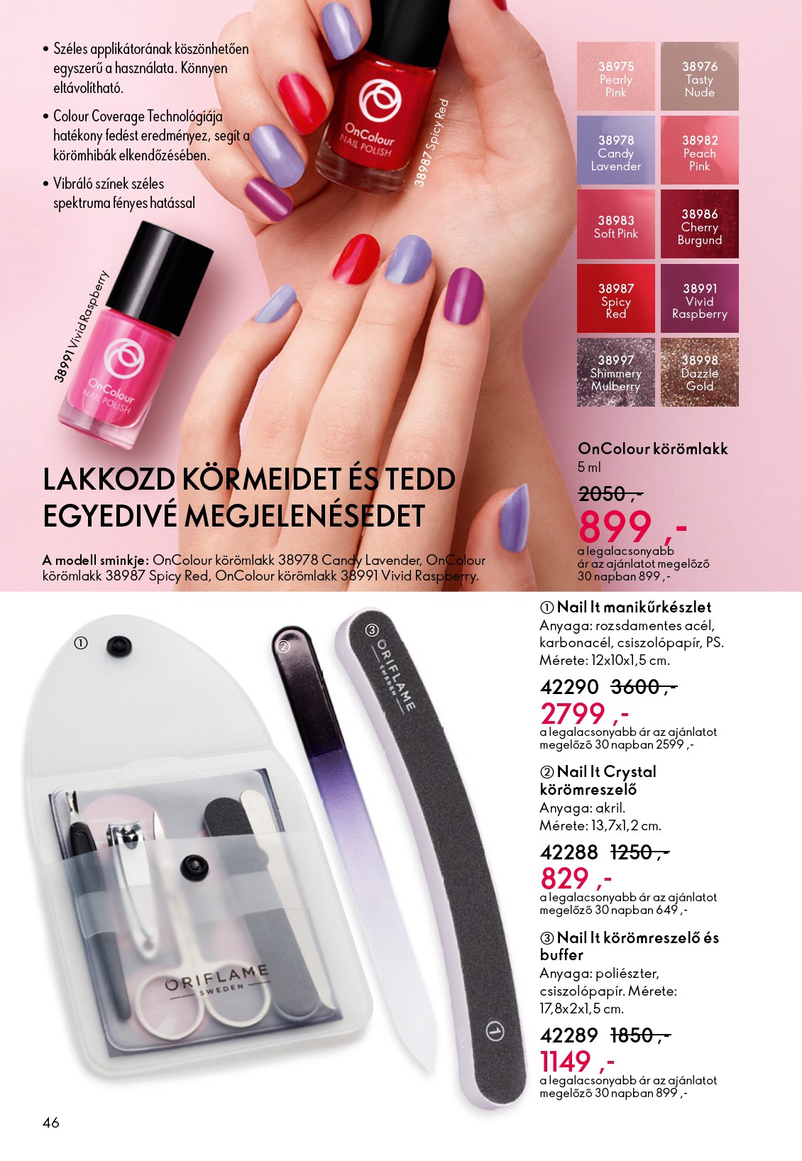 oriflame - Oriflame akciós újság, érvényes 10.22. - 11.11. - page: 46 oriflame - Oriflame akciós újság, érvényes 10.22. - 11.11. - page: 46