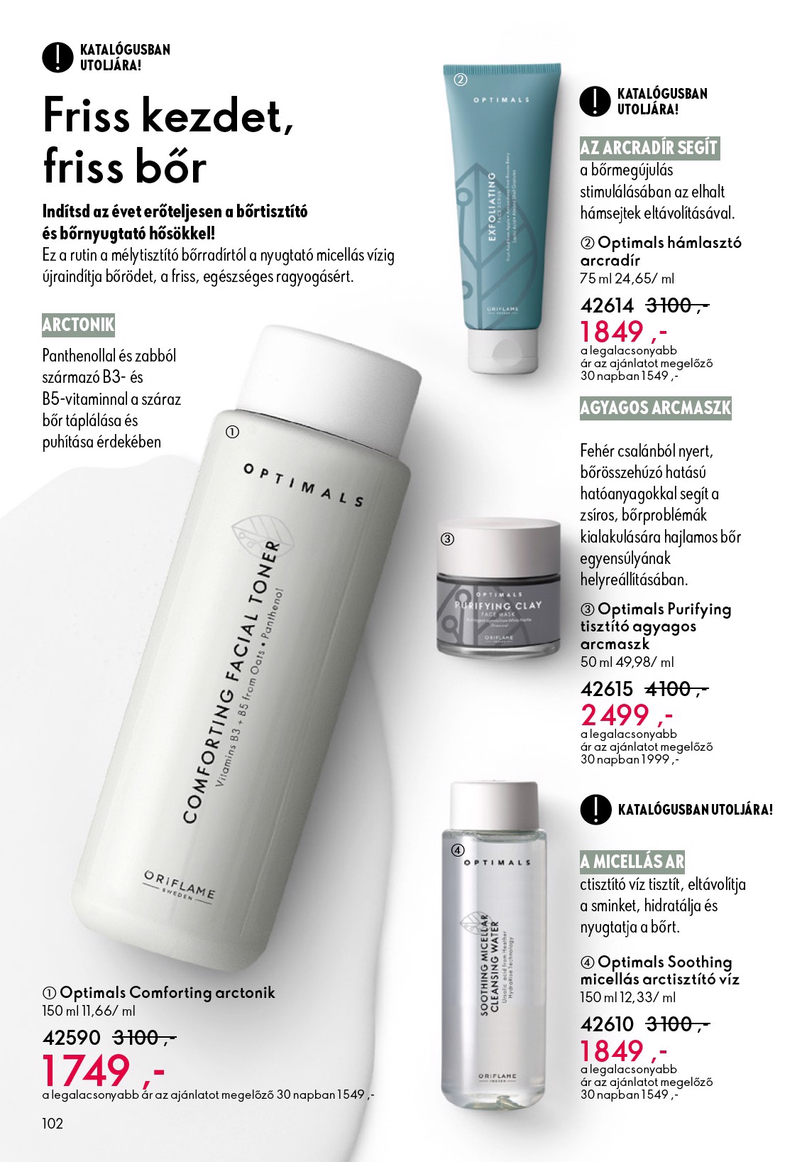 oriflame - Oriflame akciós újság, érvényes 12.24. - 01.20. - page: 102