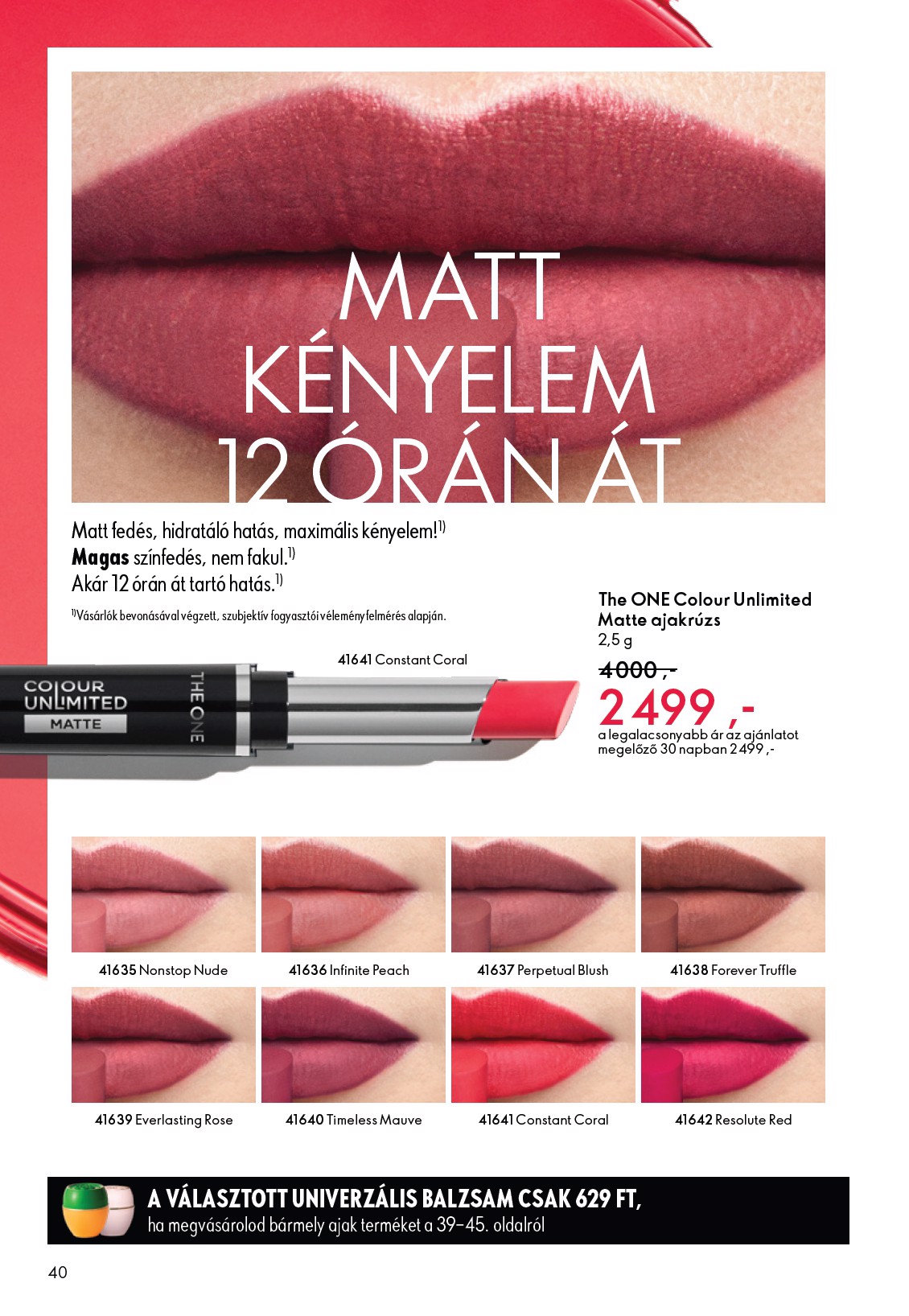 oriflame - Oriflame akciós újság, érvényes 2026.02.11. - 2026.03.03. - page: 40