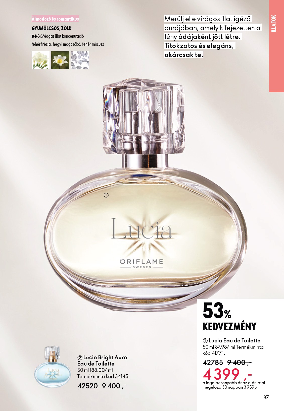 oriflame - Oriflame akciós újság, érvényes 2026.02.11. - 2026.03.03. - page: 87
