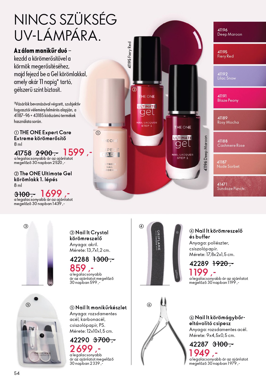 oriflame - Oriflame akciós újság, érvényes 2026.02.11. - 2026.03.03. - page: 54