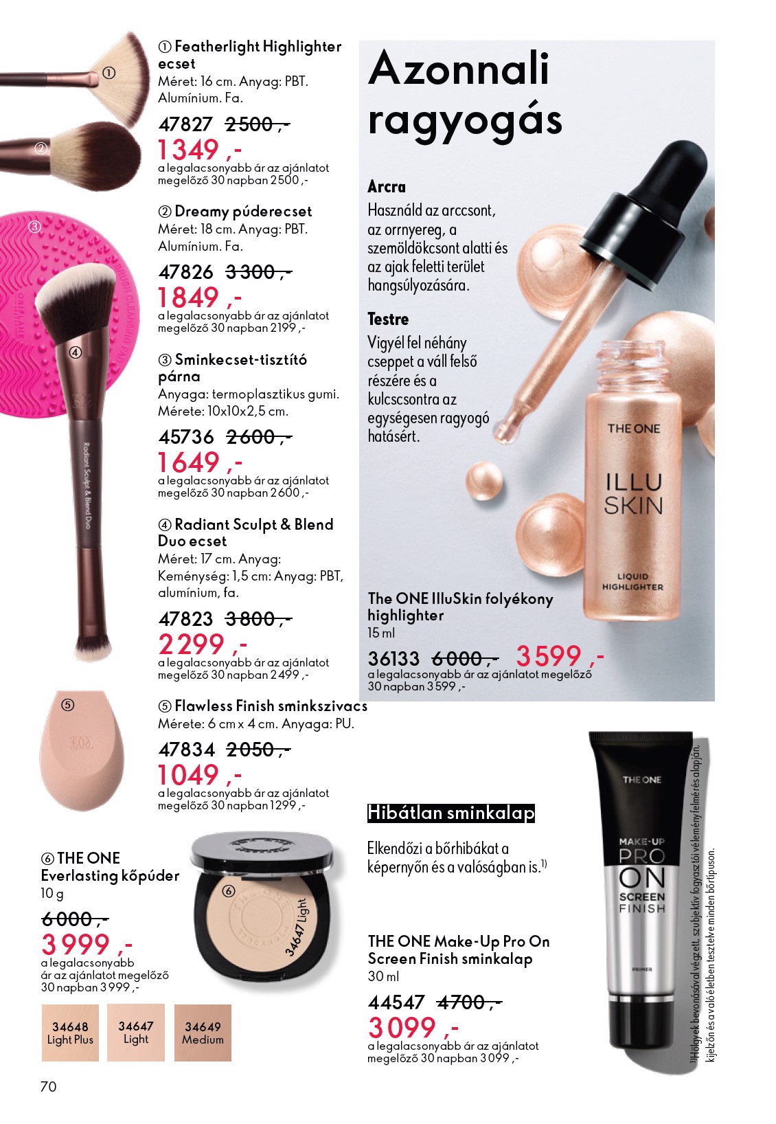 oriflame - Oriflame akciós újság, érvényes 2026.03.04. - 2026.03.24. - page: 70