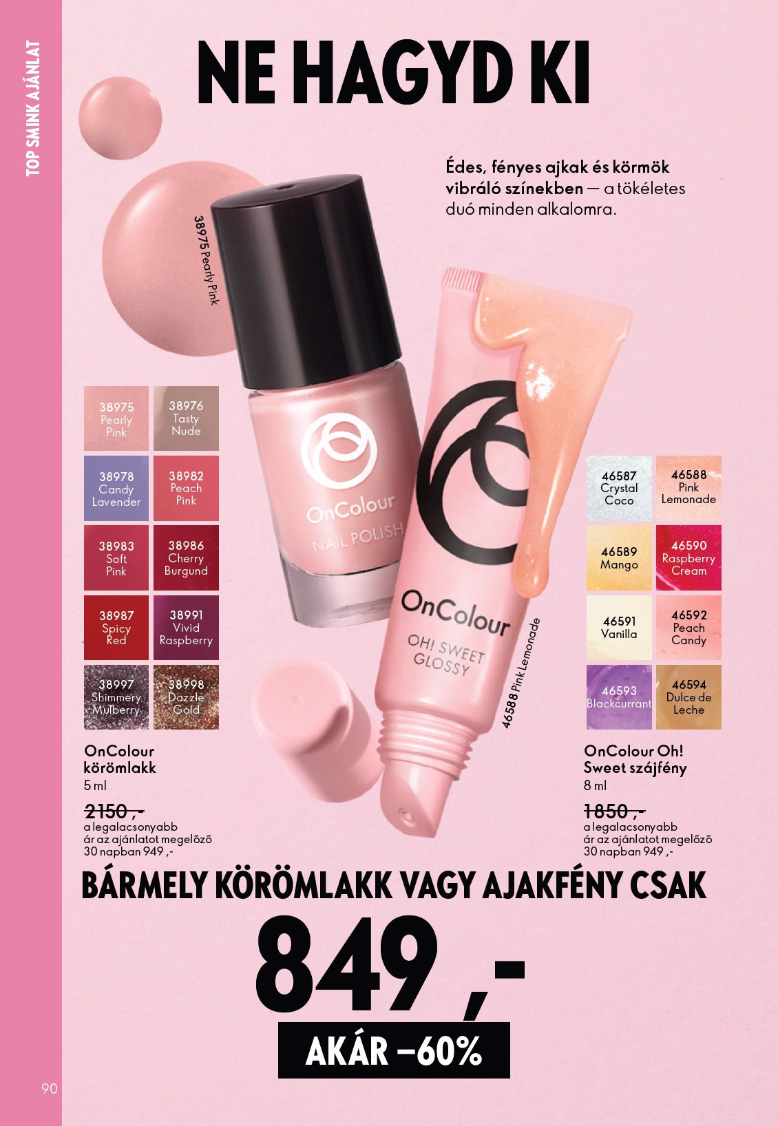 oriflame - Oriflame akciós újság, érvényes 2026.03.04. - 2026.03.24. - page: 90