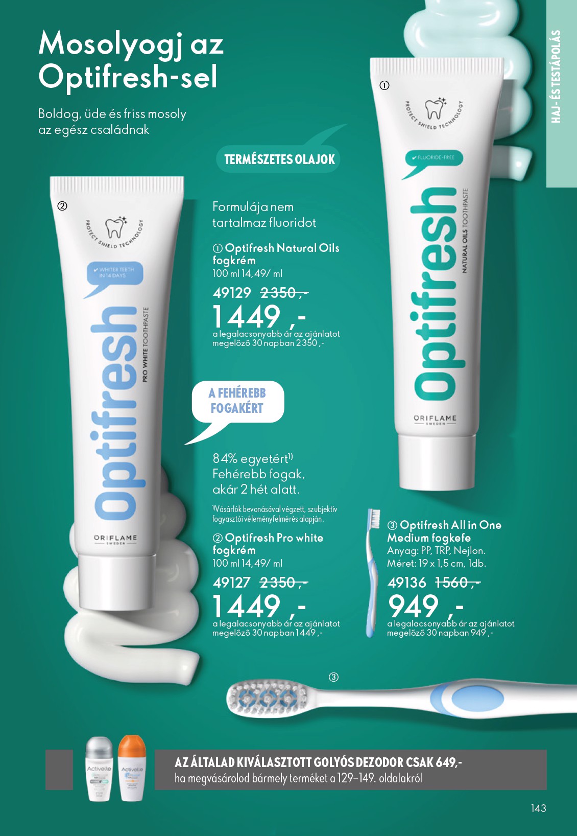 oriflame - Oriflame akciós újság, érvényes 2026.03.04. - 2026.03.24. - page: 143