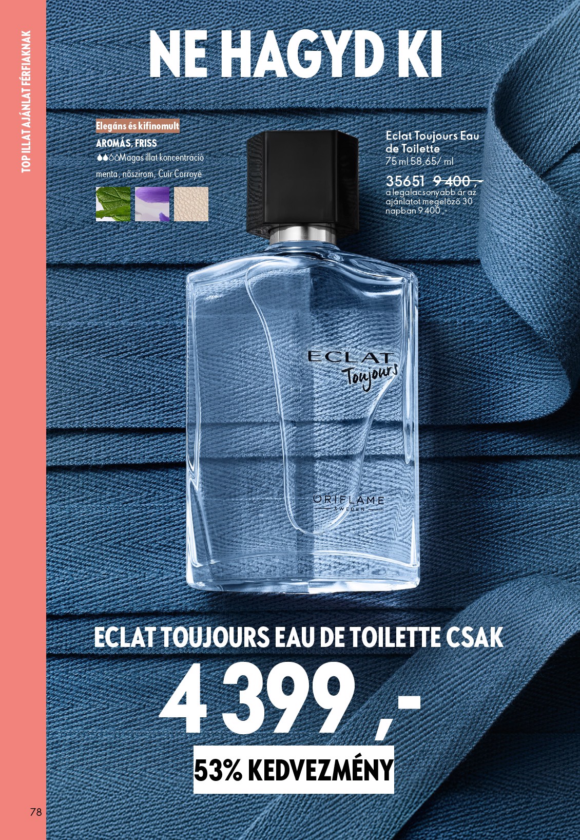 oriflame - Oriflame akciós újság, érvényes 2026.03.25. - 2026.04.14. - page: 78