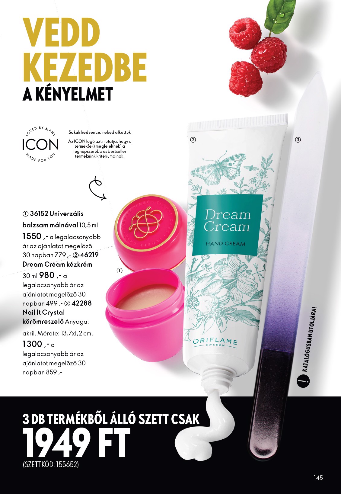 oriflame - Oriflame akciós újság, érvényes 2026.03.25. - 2026.04.14. - page: 145
