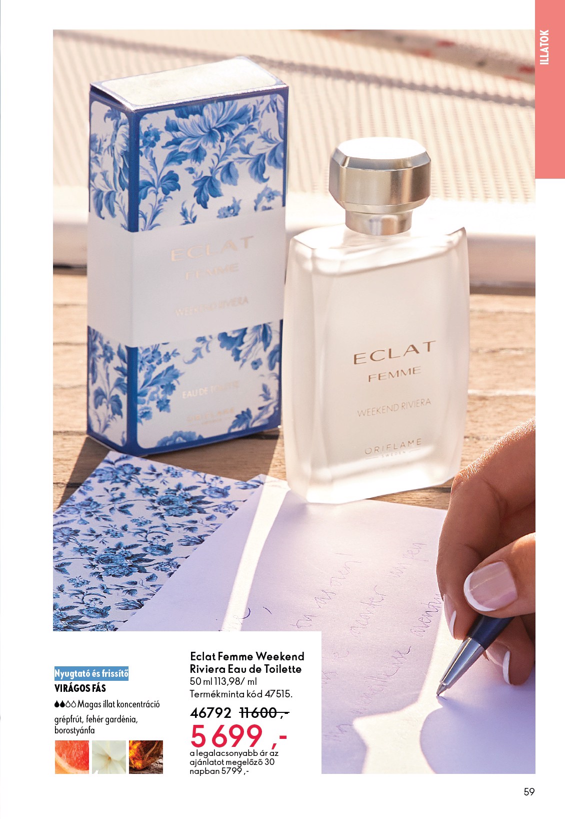 oriflame - Oriflame akciós újság, érvényes 2026.03.25. - 2026.04.14. - page: 59