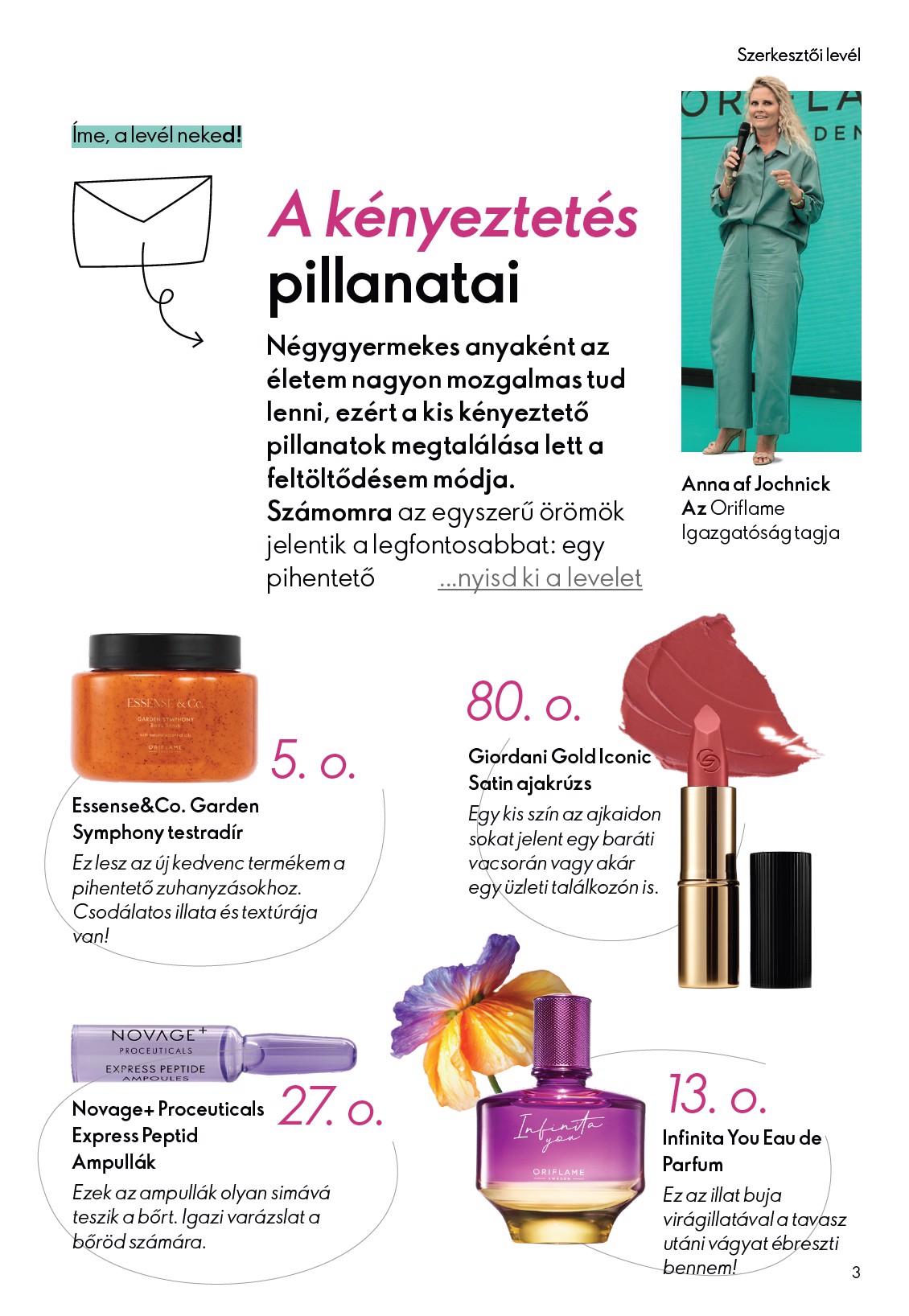 oriflame - Oriflame akciós újság, érvényes 2026.03.25. - 2026.04.14. - page: 3