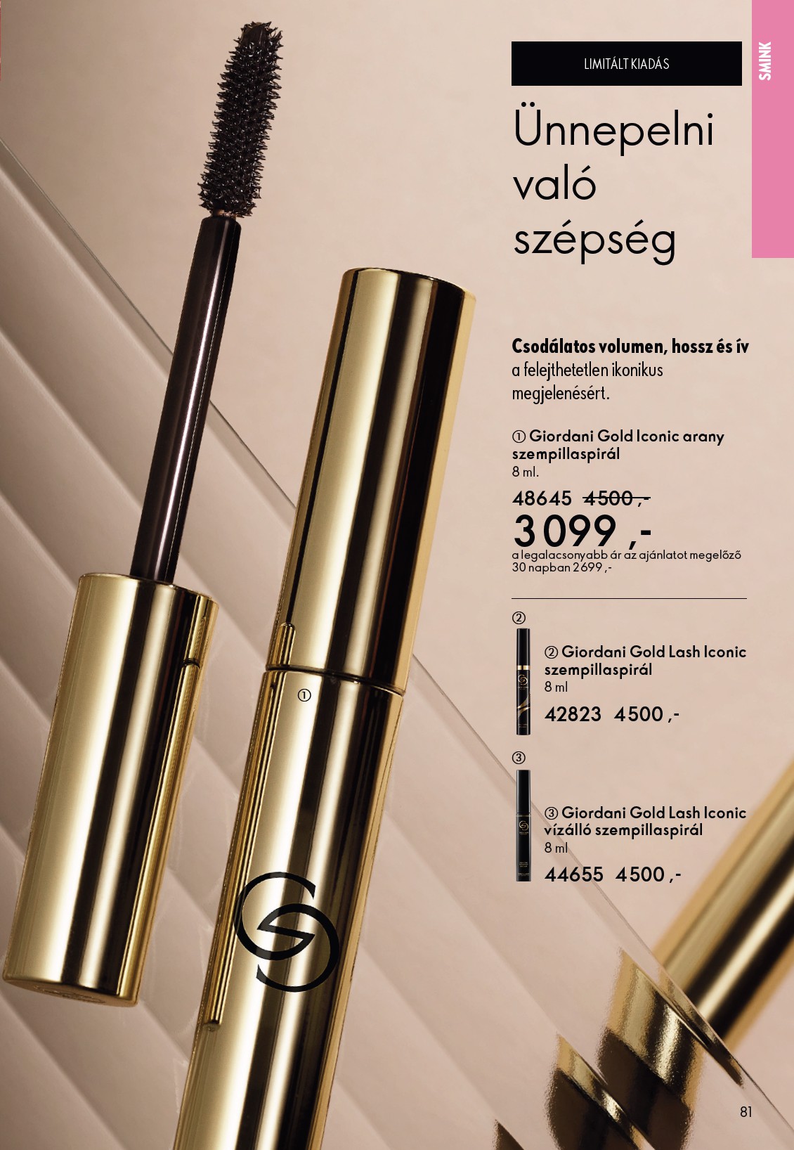 oriflame - Oriflame akciós újság, érvényes 2026.03.25. - 2026.04.14. - page: 81