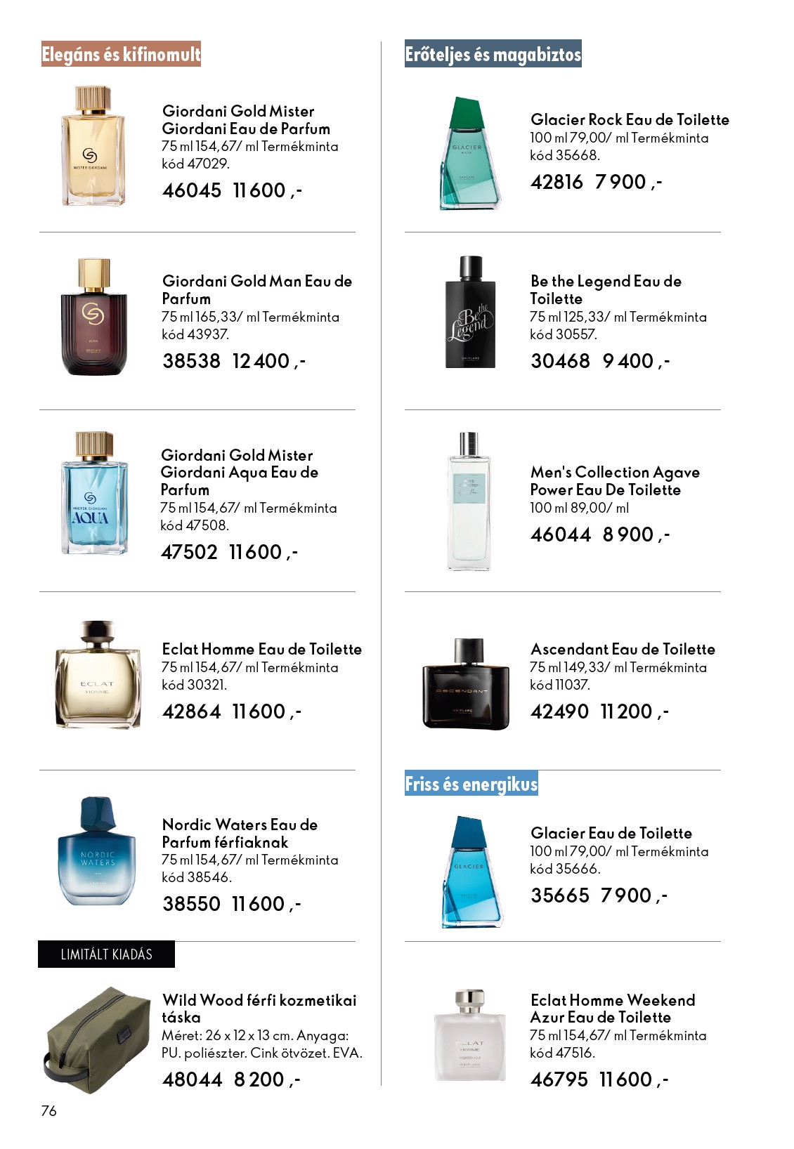 oriflame - Oriflame akciós újság, érvényes 2026.03.25. - 2026.04.14. - page: 76