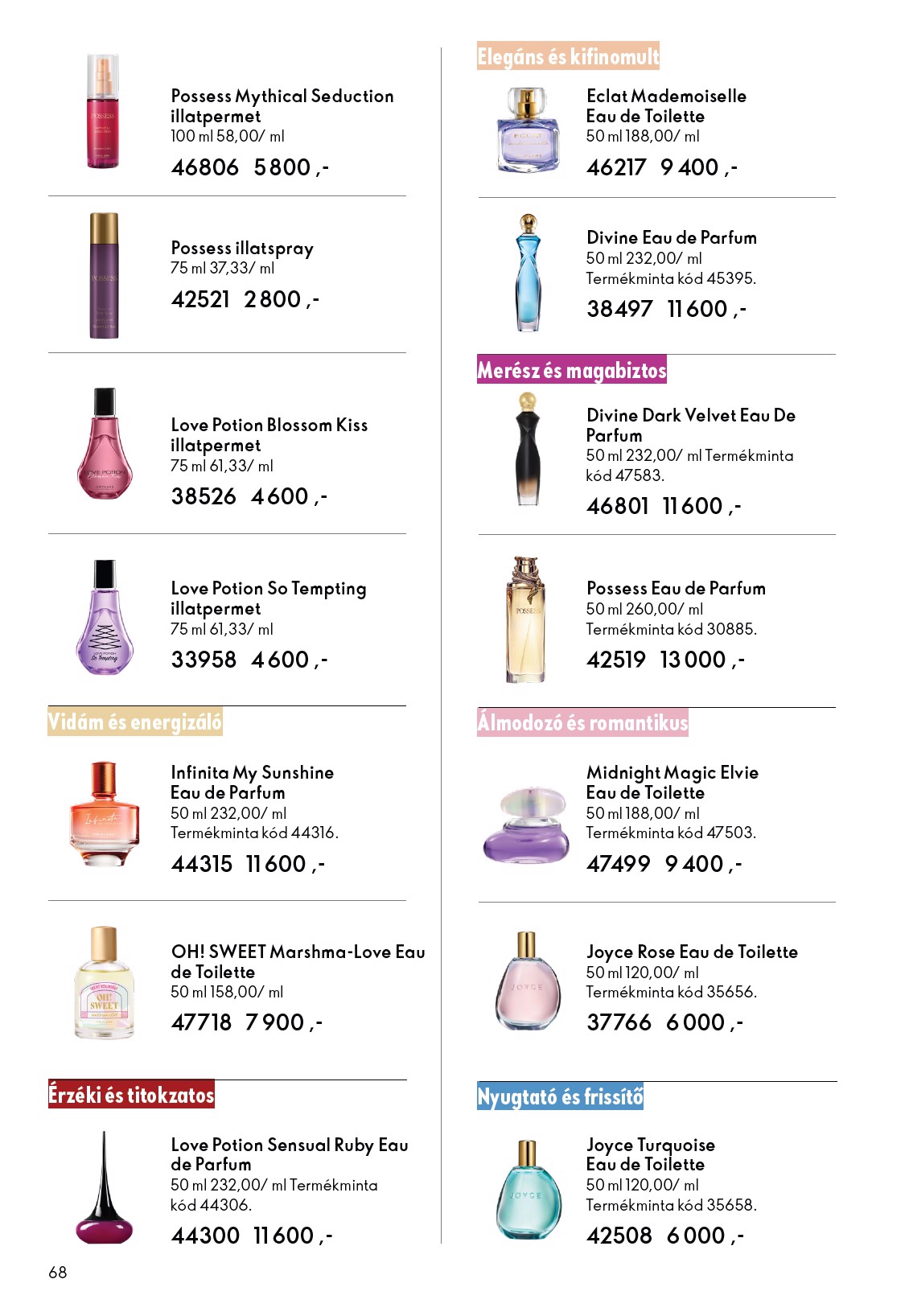 oriflame - Oriflame akciós újság, érvényes 2026.03.25. - 2026.04.14. - page: 68