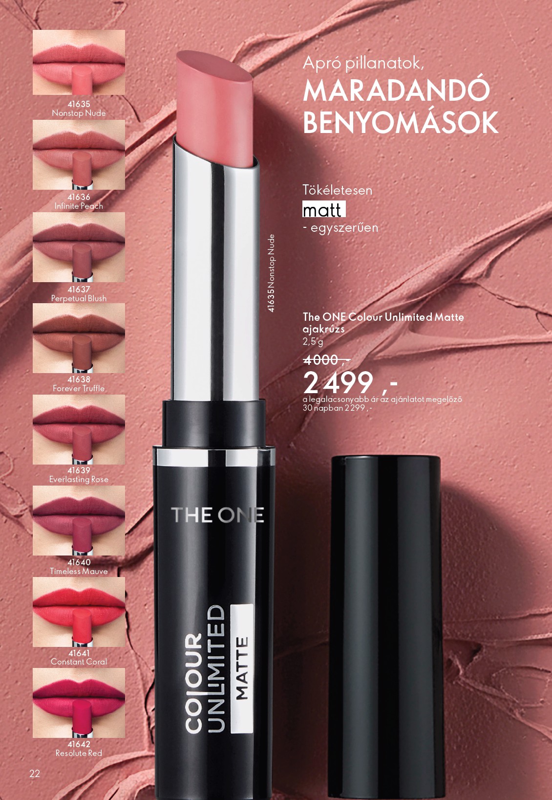 oriflame - Oriflame akciós újság, érvényes 2026.03.25. - 2026.04.14. - page: 22