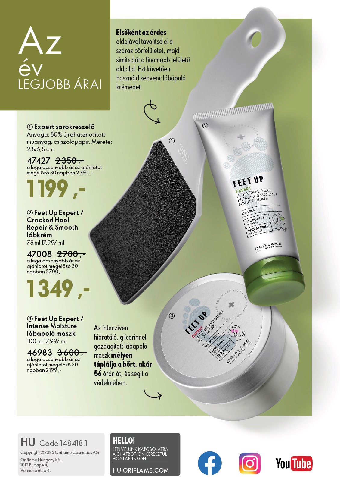 oriflame - Oriflame akciós újság, érvényes 2026.03.25. - 2026.04.14. - page: 148