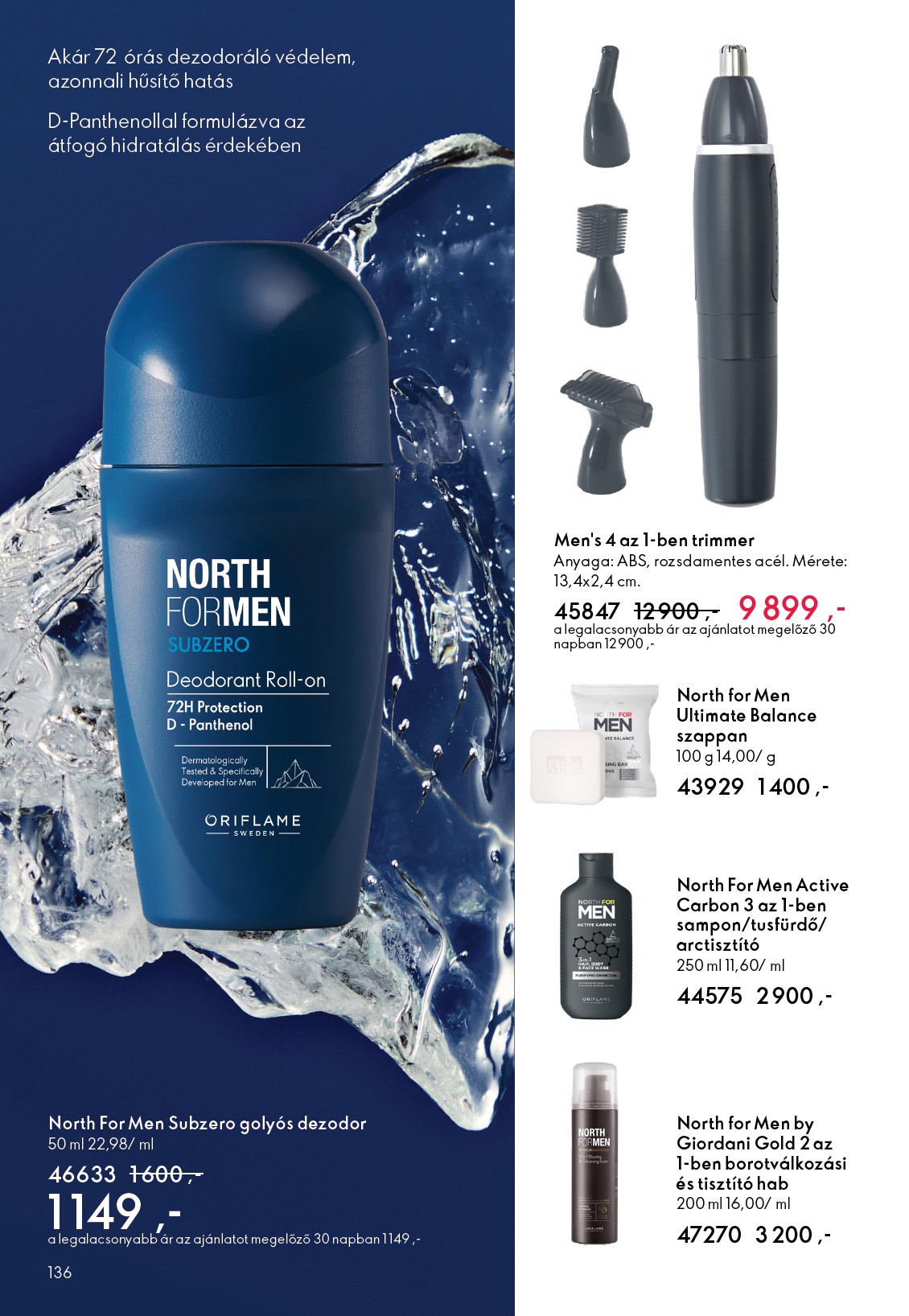 oriflame - Oriflame akciós újság, érvényes 2026.03.25. - 2026.04.14. - page: 136