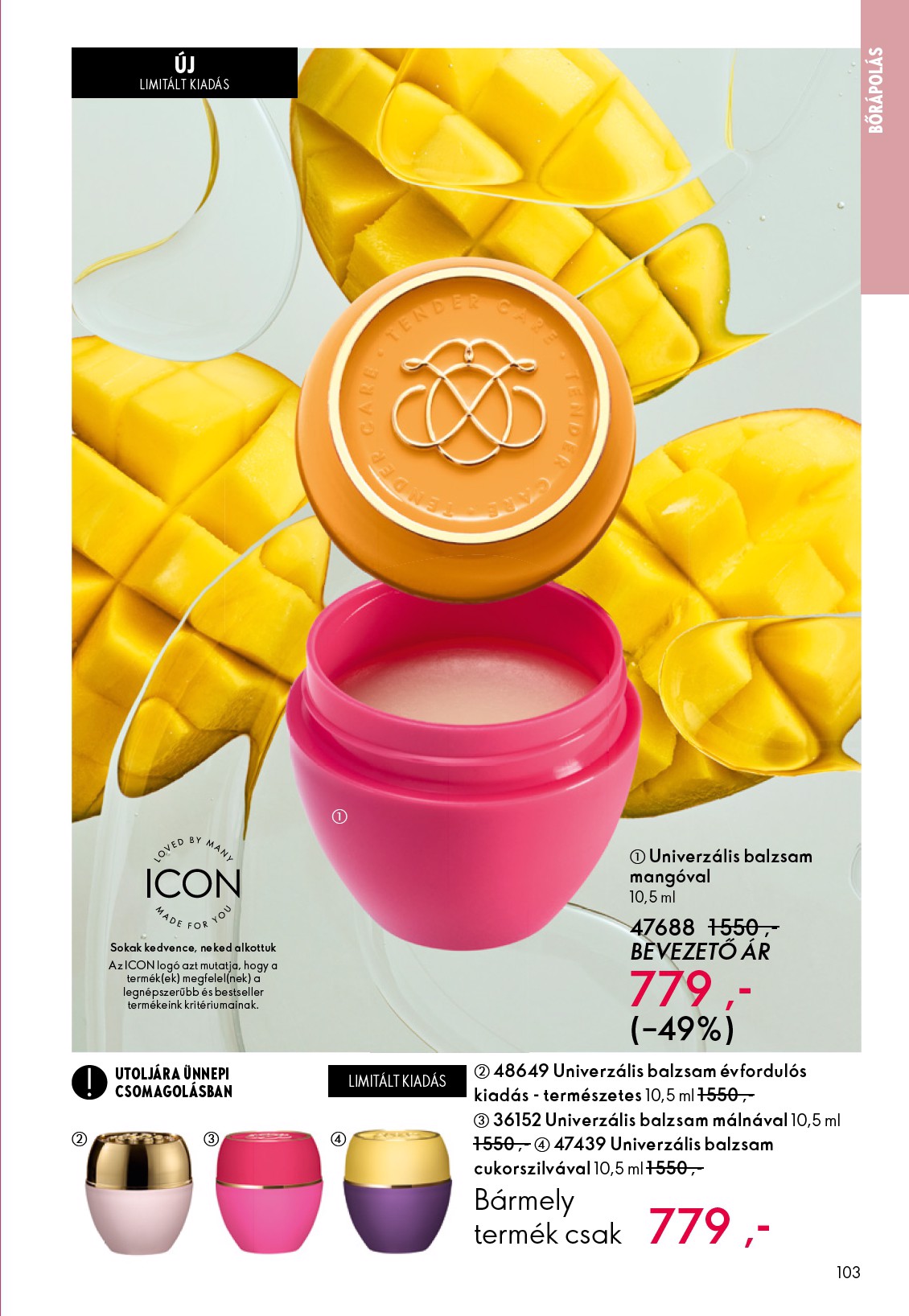 oriflame - Aktuális Oriflame szórólap érvényes szerdától 2026.04.15.-től keddtől 2026.05.05.-ig - page: 103