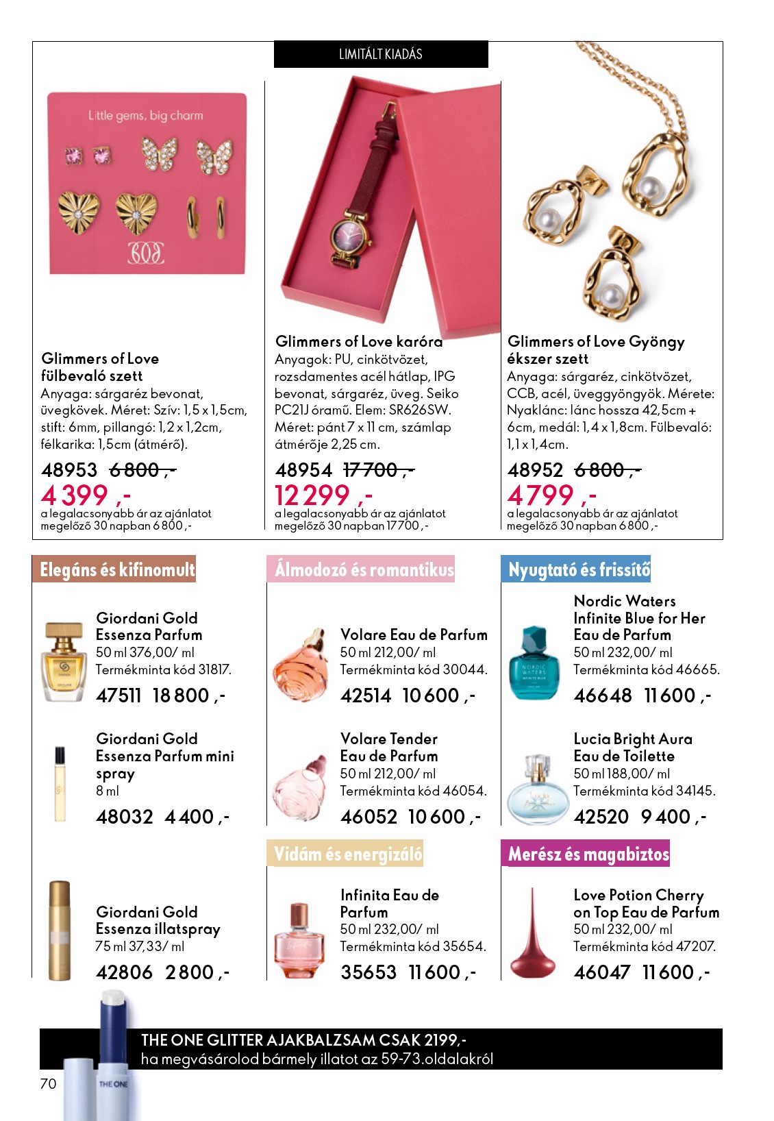 oriflame - Aktuális Oriflame szórólap érvényes szerdától 2026.04.15.-től keddtől 2026.05.05.-ig - page: 70
