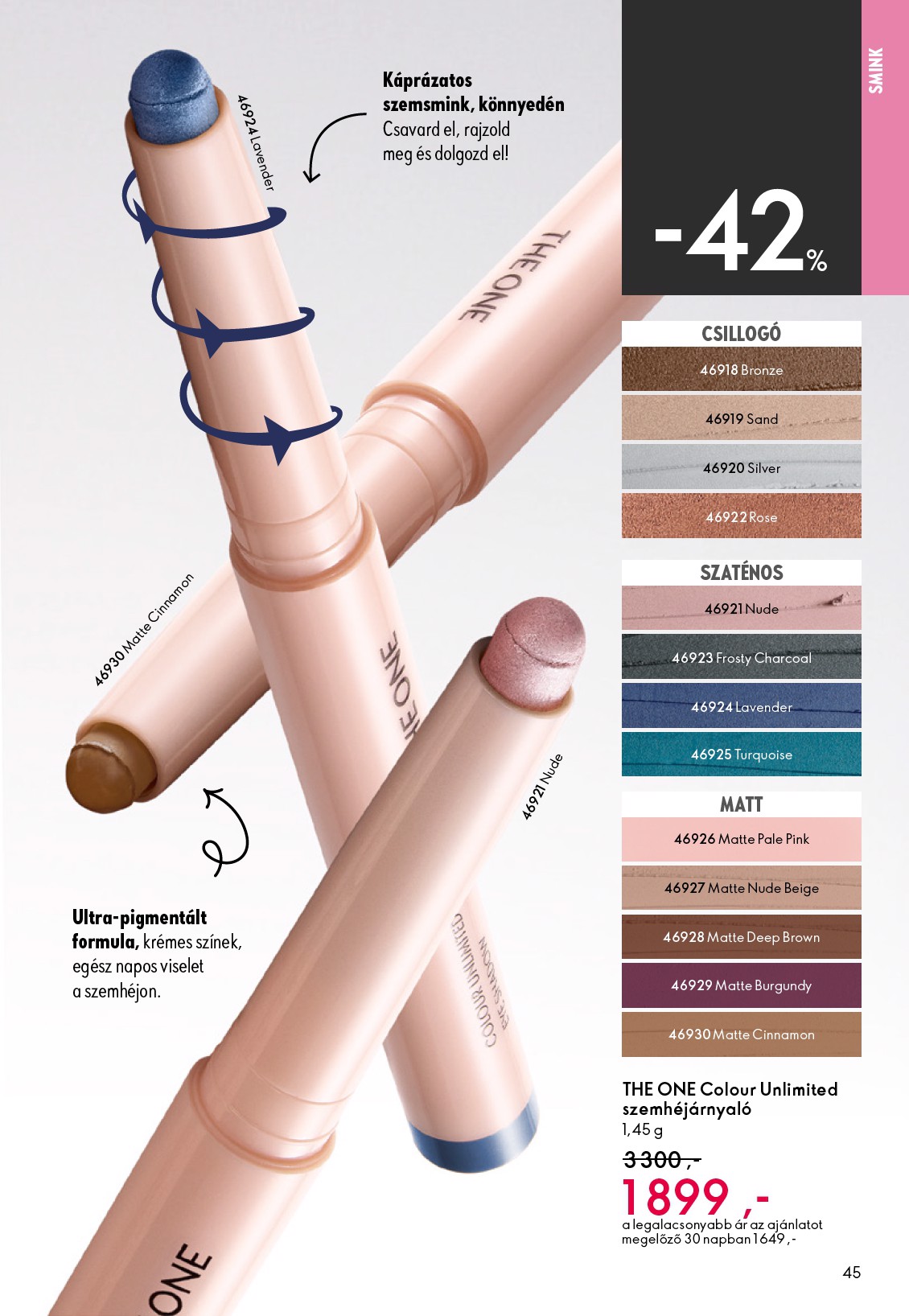 oriflame - Aktuális Oriflame szórólap érvényes szerdától 2026.04.15.-től keddtől 2026.05.05.-ig - page: 45