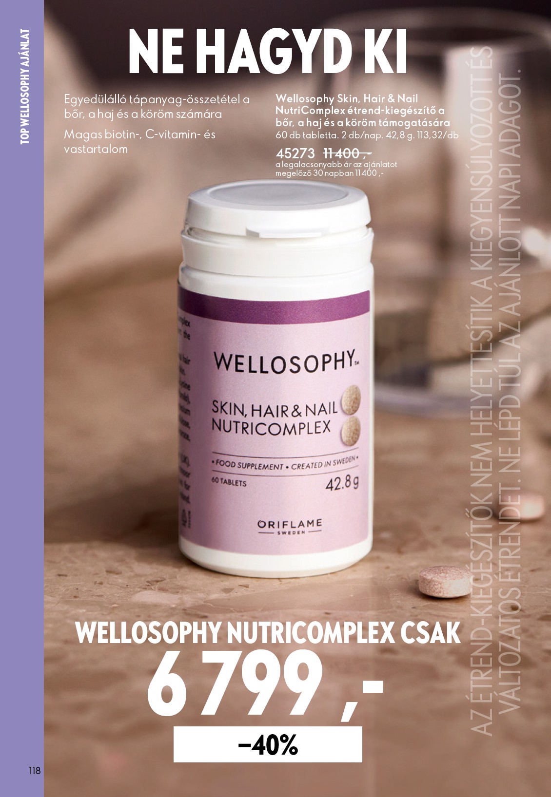 oriflame - Aktuális Oriflame szórólap érvényes szerdától 2026.04.15.-től keddtől 2026.05.05.-ig - page: 118