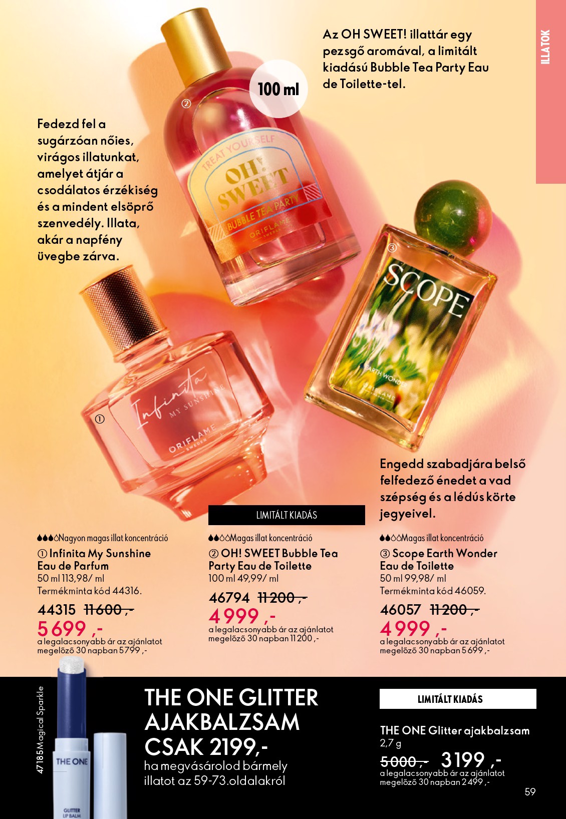 oriflame - Aktuális Oriflame szórólap érvényes szerdától 2026.04.15.-től keddtől 2026.05.05.-ig - page: 59
