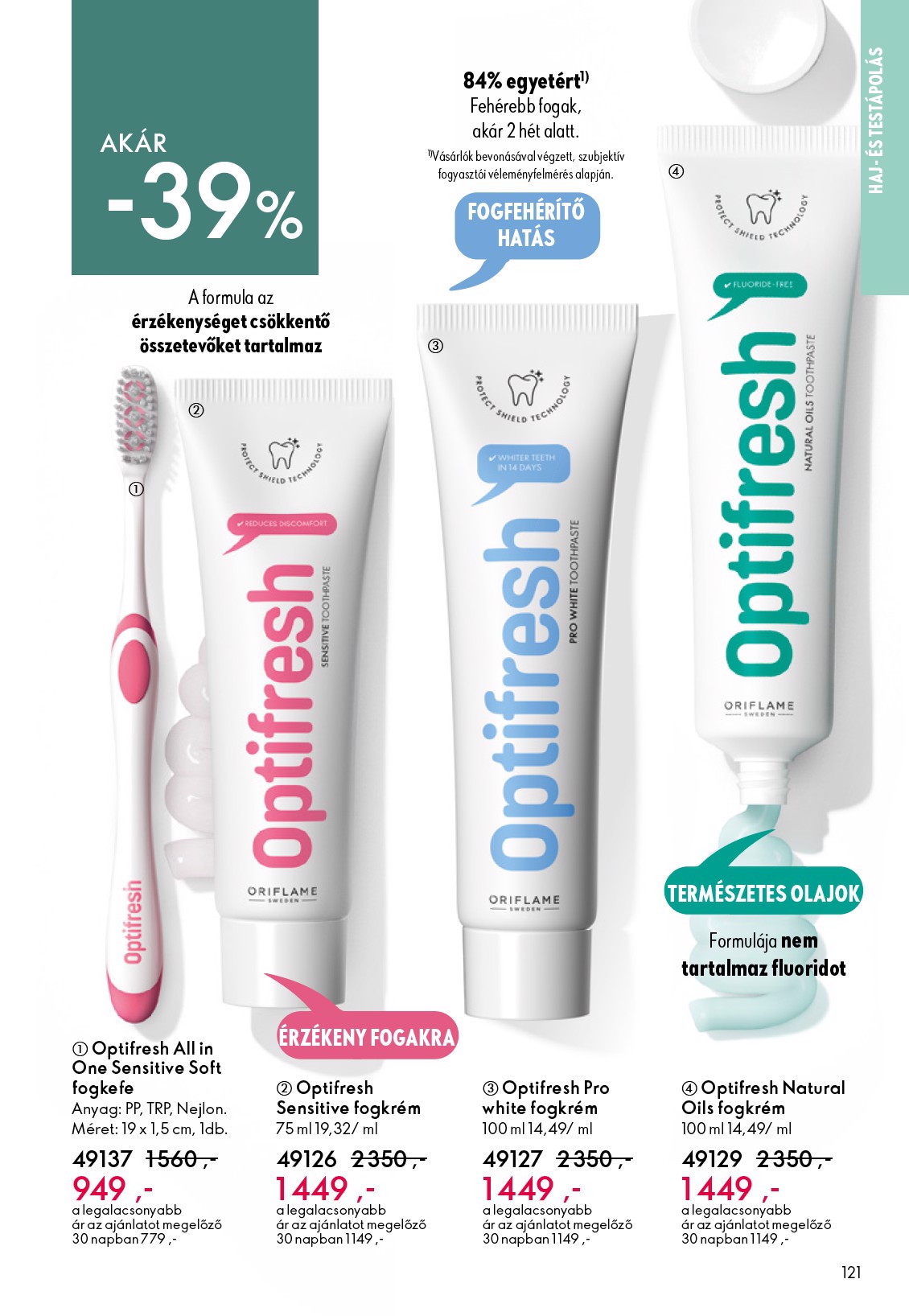 oriflame - Aktuális Oriflame szórólap érvényes szerdától 2026.04.15.-től keddtől 2026.05.05.-ig - page: 121