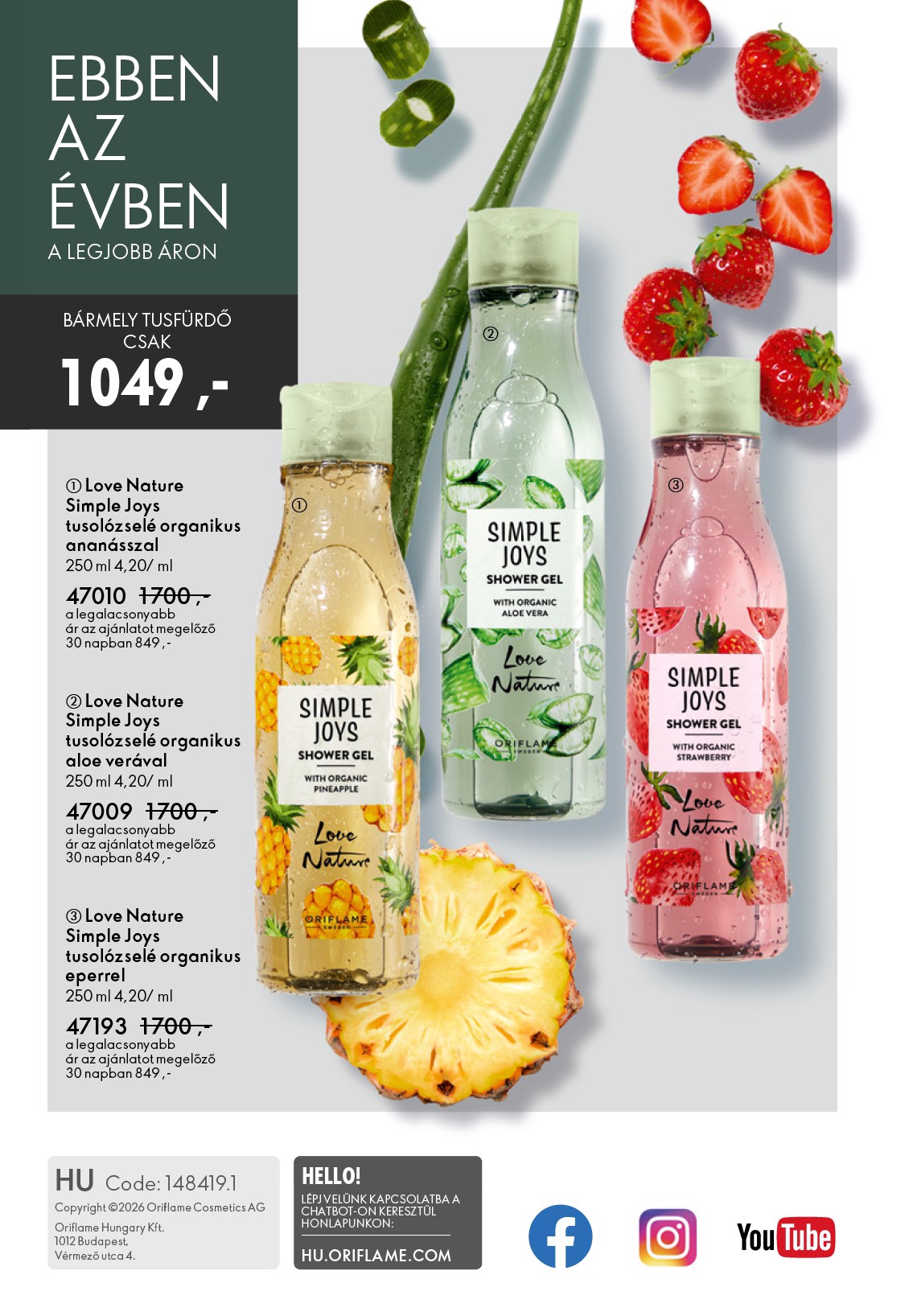 oriflame - Aktuális Oriflame szórólap érvényes szerdától 2026.04.15.-től keddtől 2026.05.05.-ig - page: 148