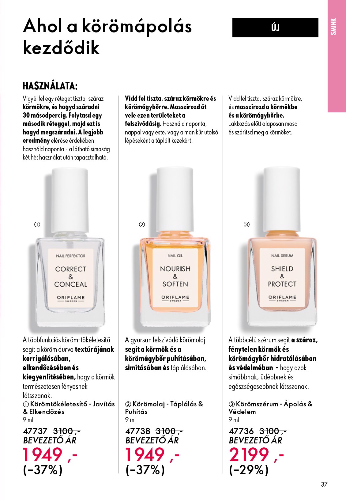 oriflame - Aktuális Oriflame szórólap érvényes szerdától 2026.04.15.-től keddtől 2026.05.05.-ig - page: 37