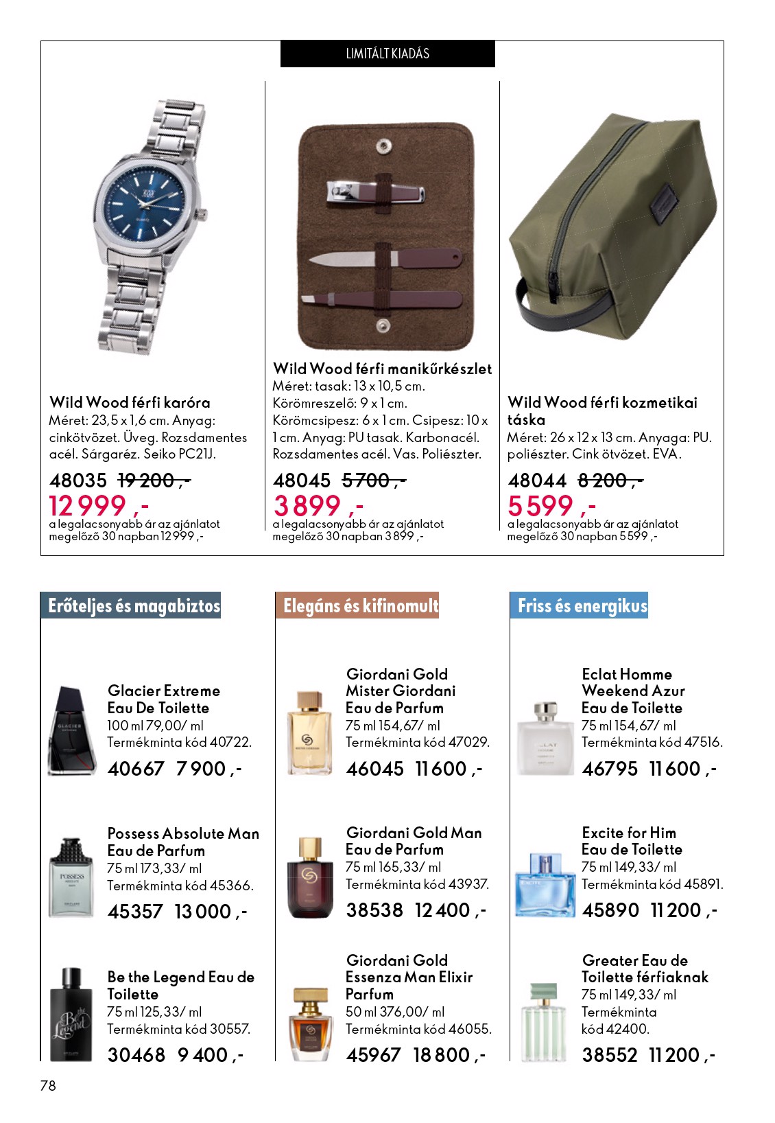 oriflame - Aktuális Oriflame szórólap érvényes szerdától 2026.04.15.-től keddtől 2026.05.05.-ig - page: 78