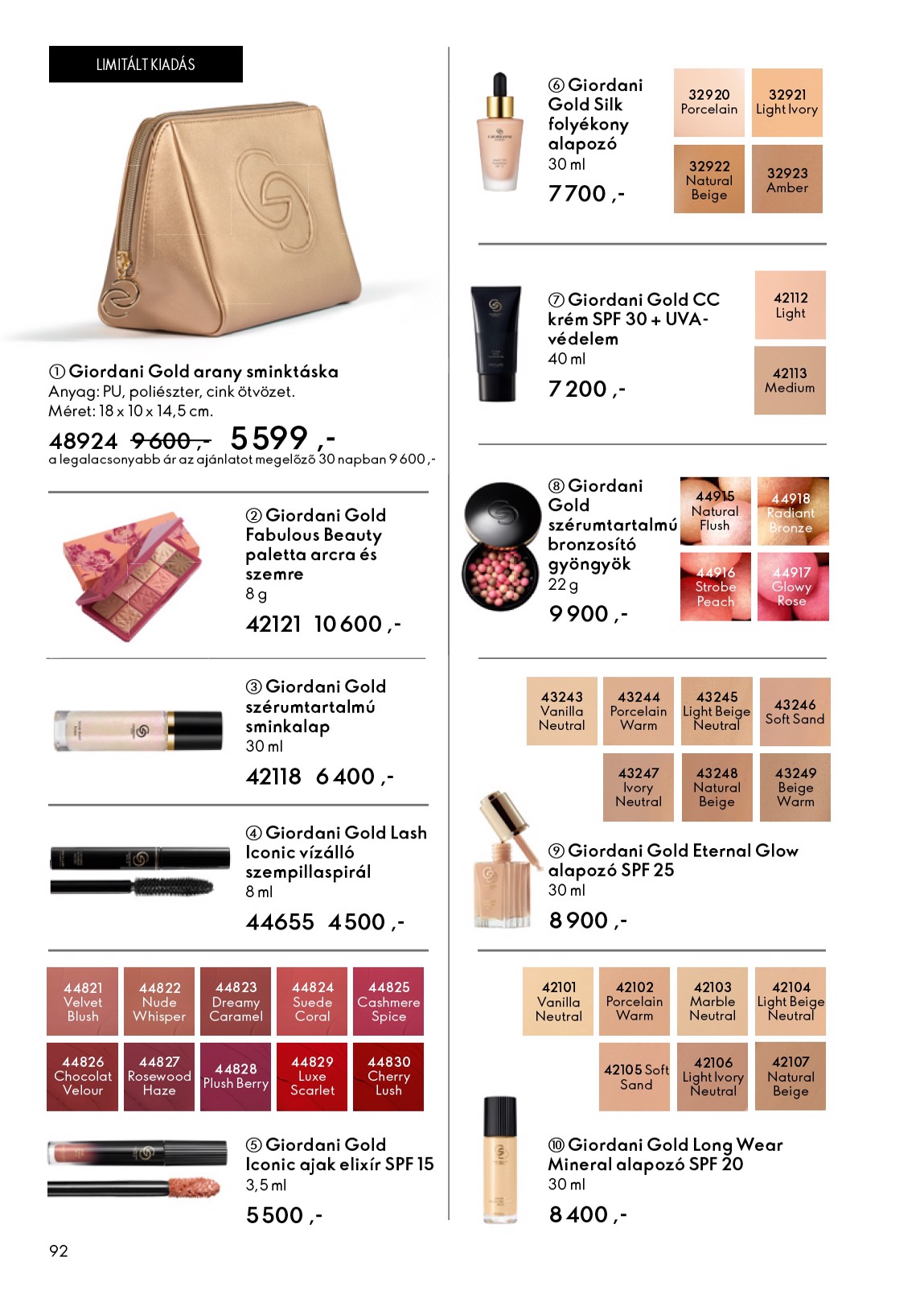 oriflame - Aktuális Oriflame szórólap érvényes szerdától 2026.05.06.-től keddtől 2026.05.26.-ig - page: 92