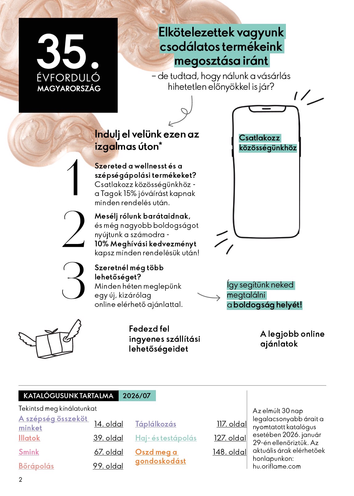 oriflame - Aktuális Oriflame szórólap érvényes szerdától 2026.05.06.-től keddtől 2026.05.26.-ig - page: 2