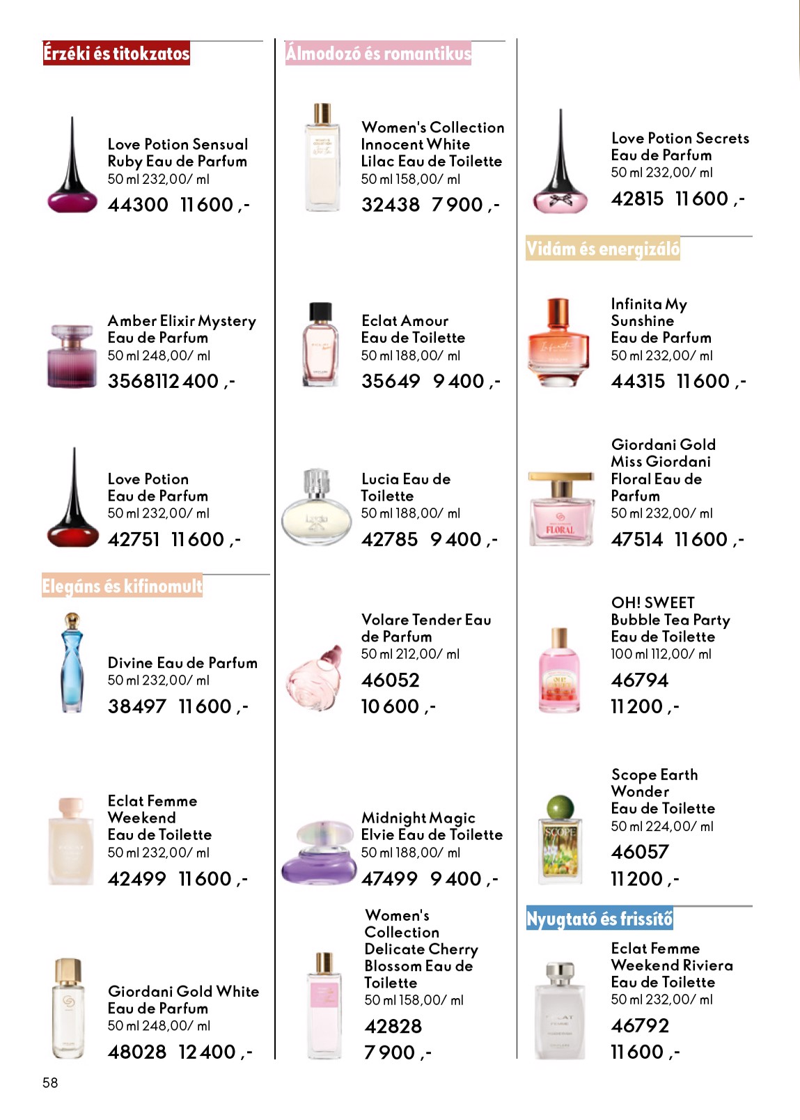 oriflame - Aktuális Oriflame szórólap érvényes szerdától 2026.05.06.-től keddtől 2026.05.26.-ig - page: 58