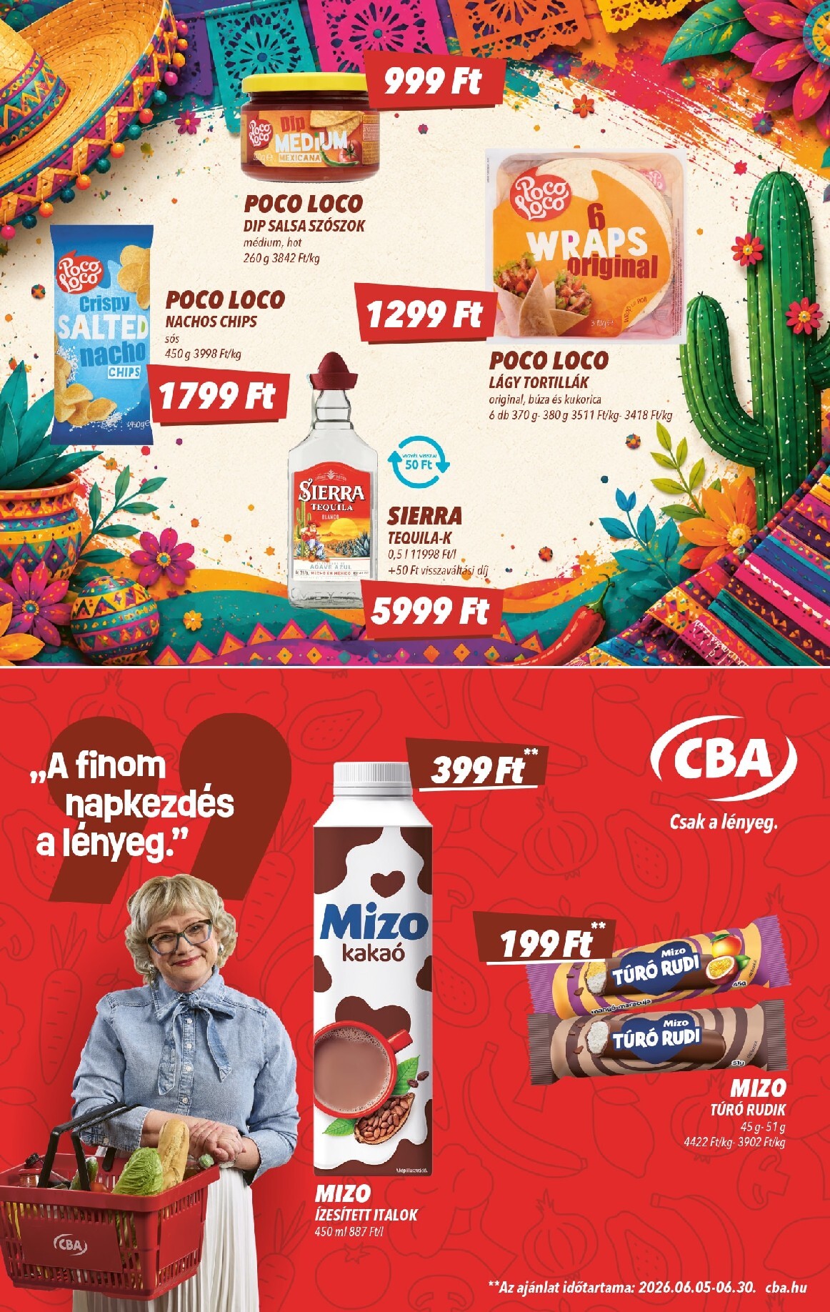 cba - A jövőbeli CBA akciós újság csütörtöktől 2026.06.18.-tól szerdától 2026.06.24.-ig érvényes. - page: 4