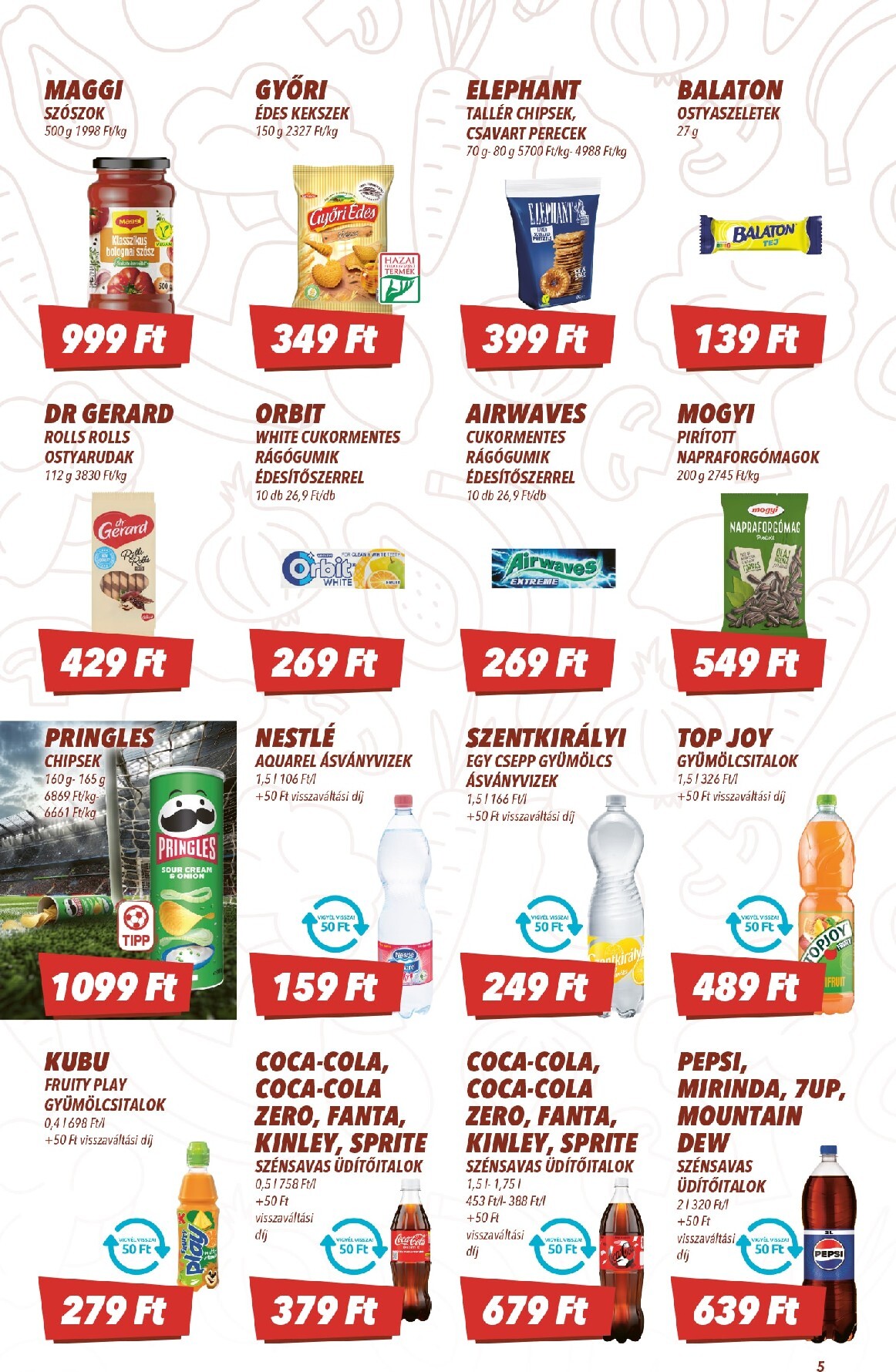 cba - A jövőbeli CBA akciós újság csütörtöktől 2026.06.18.-tól szerdától 2026.06.24.-ig érvényes. - page: 5