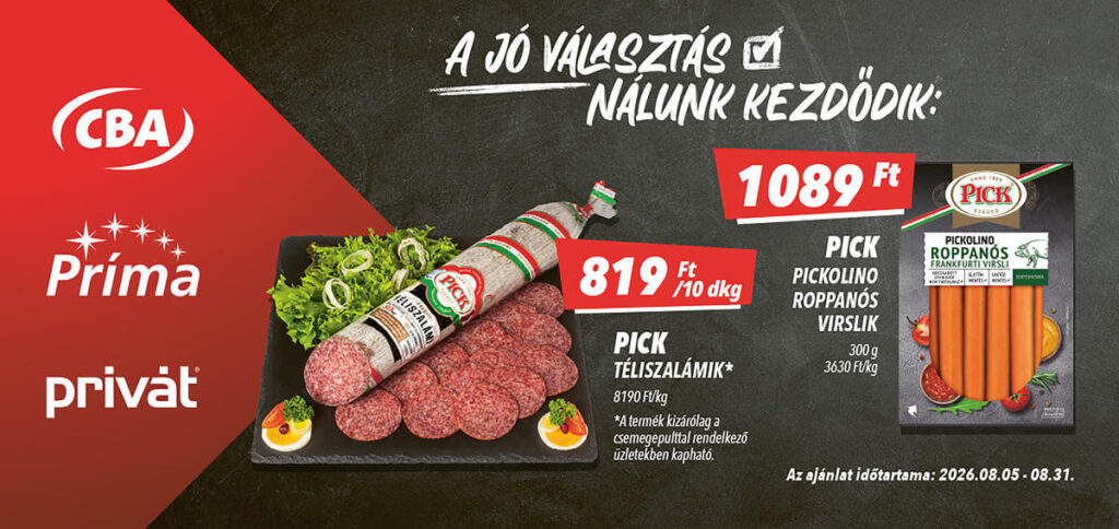 cba - Aktuális CBA - Kiemelt ajánlataink szórólap érvényes szerdától 2026.08.05.-től hétfőtől 2026.08.31.-ig - page: 2