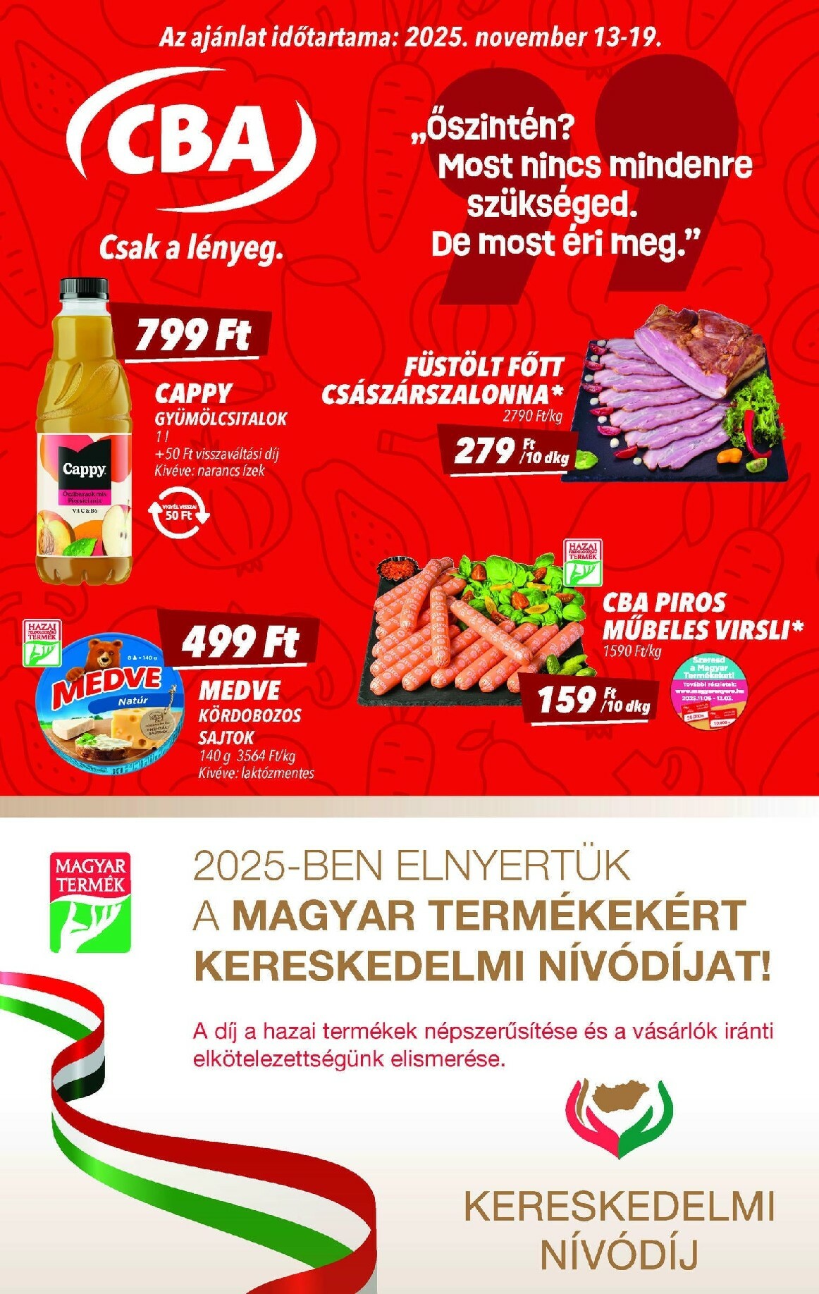 cba - CBA akciós újság, érvényes 11.13. - 11.19.