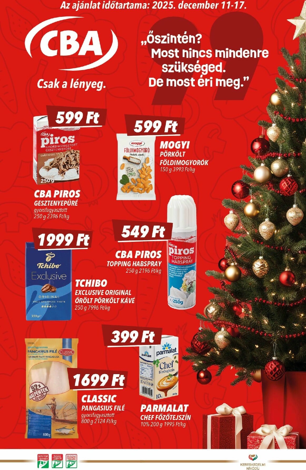 cba - CBA akciós újság, érvényes 12.11. - 12.17.