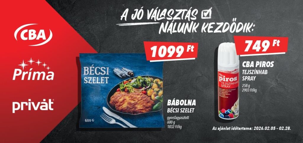 cba - CBA akciós újság, érvényes 2026.02.05. - 2026.02.28. - page: 4