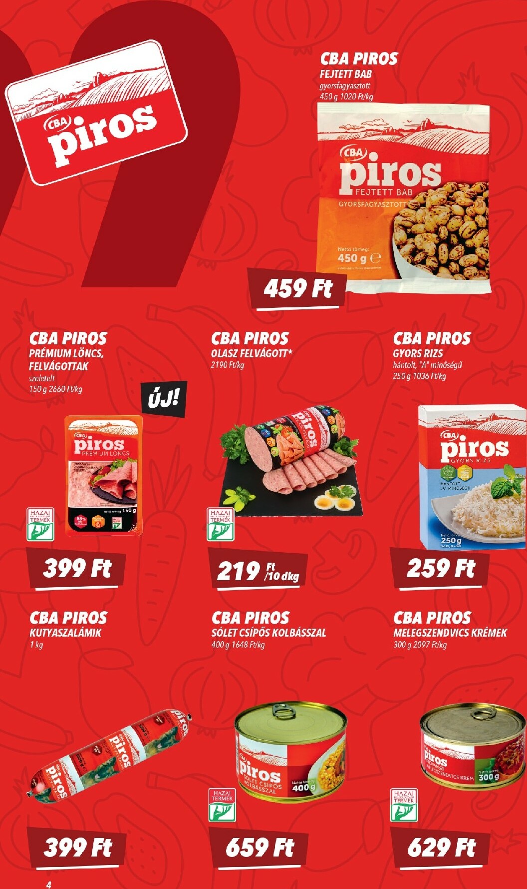 cba - CBA akciós újság, érvényes 2026.02.19. - 2026.02.25. - page: 4