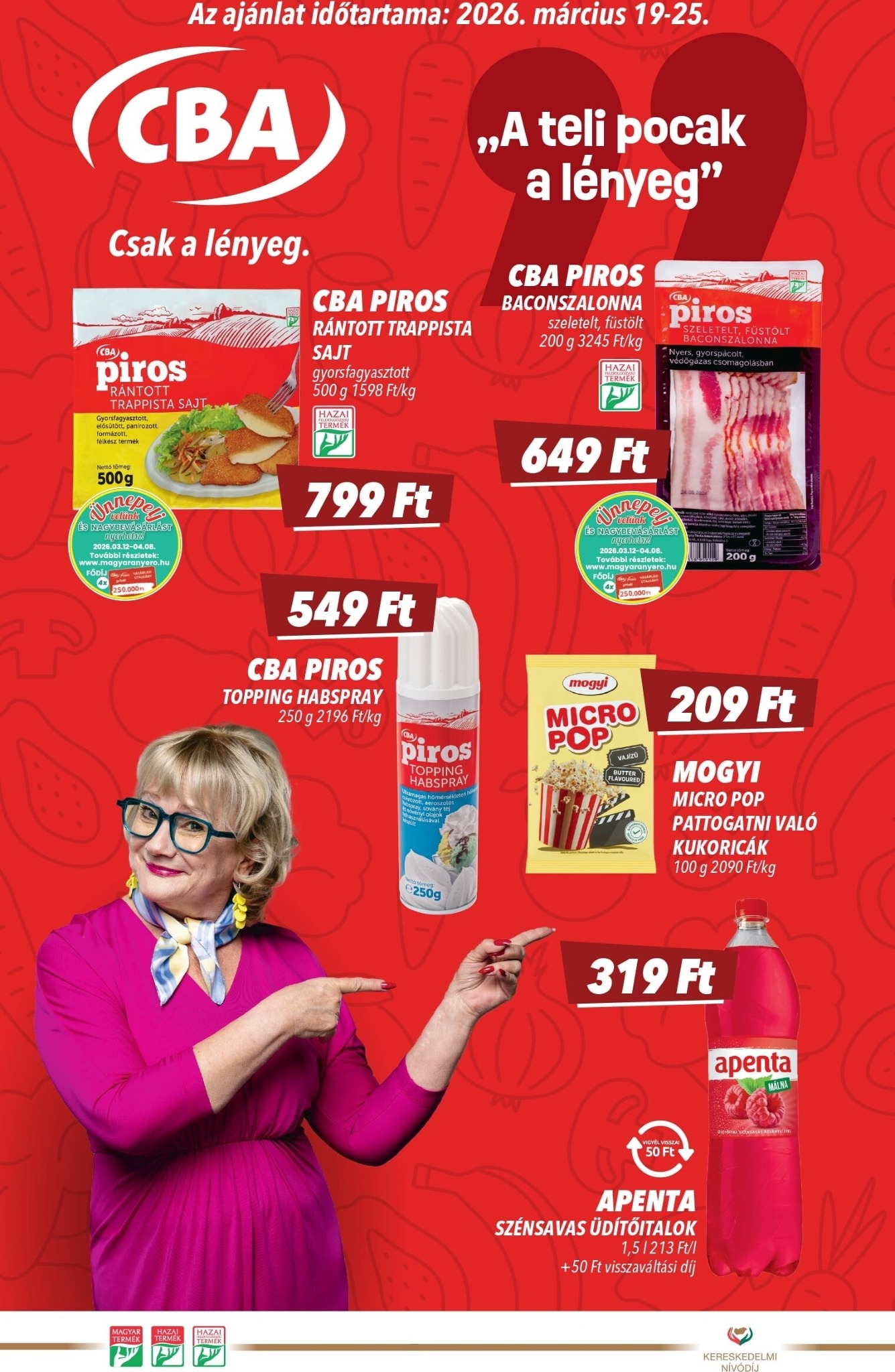 cba - CBA akciós újság, érvényes 2026.03.19. - 2026.03.25. - page: 1