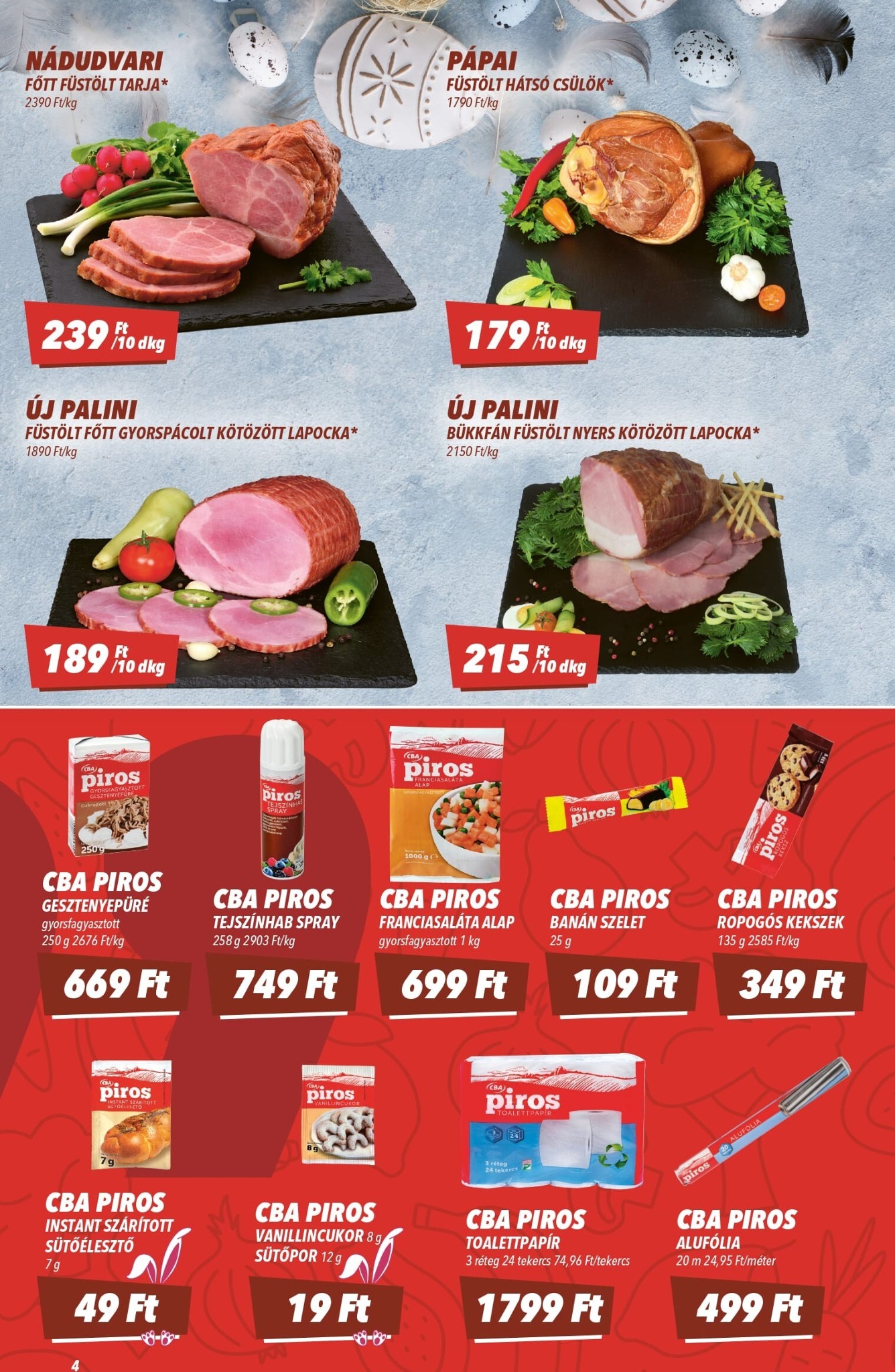 cba - CBA akciós újság, érvényes 2026.03.26. - 2026.04.04. - page: 4