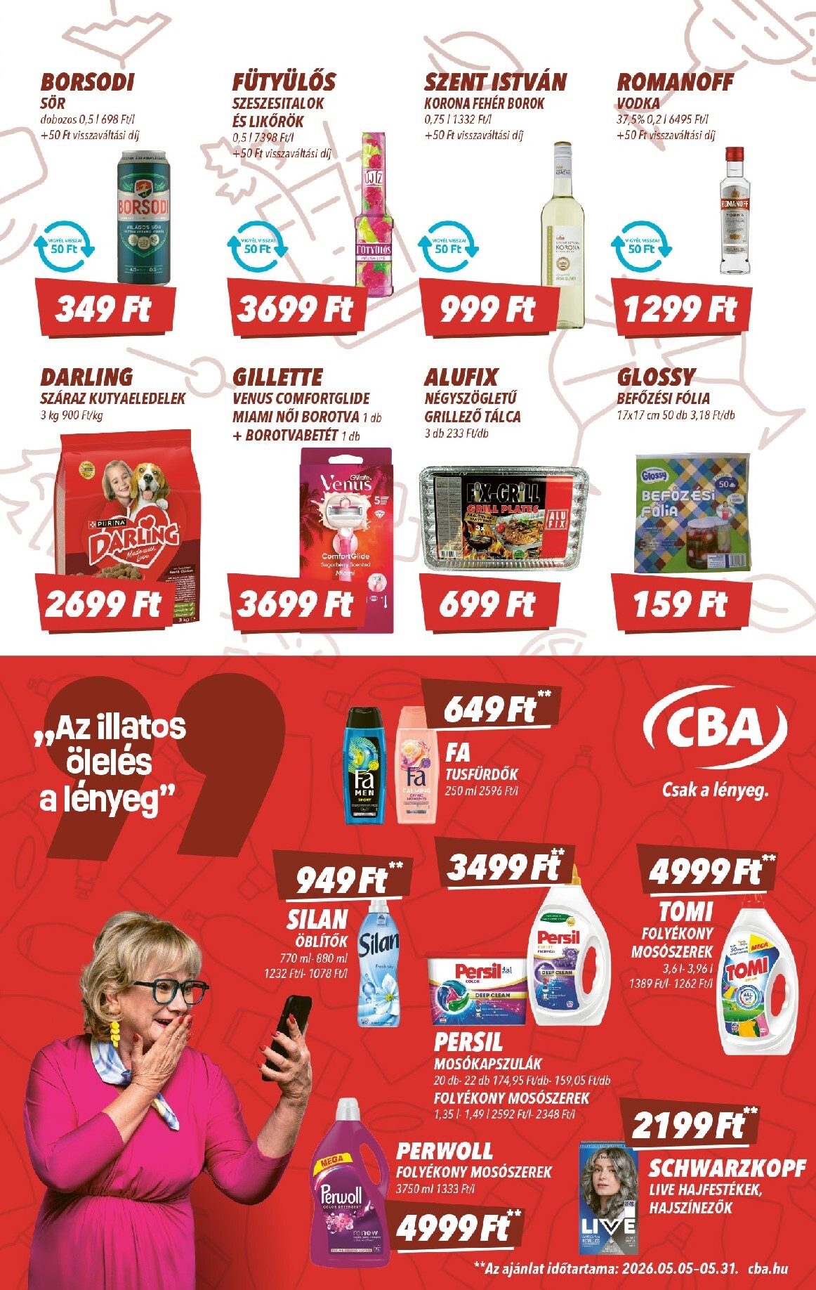 cba - A jövőbeli CBA akciós újság csütörtöktől 2026.05.14.-tól szerdától 2026.05.20.-ig érvényes. - page: 7