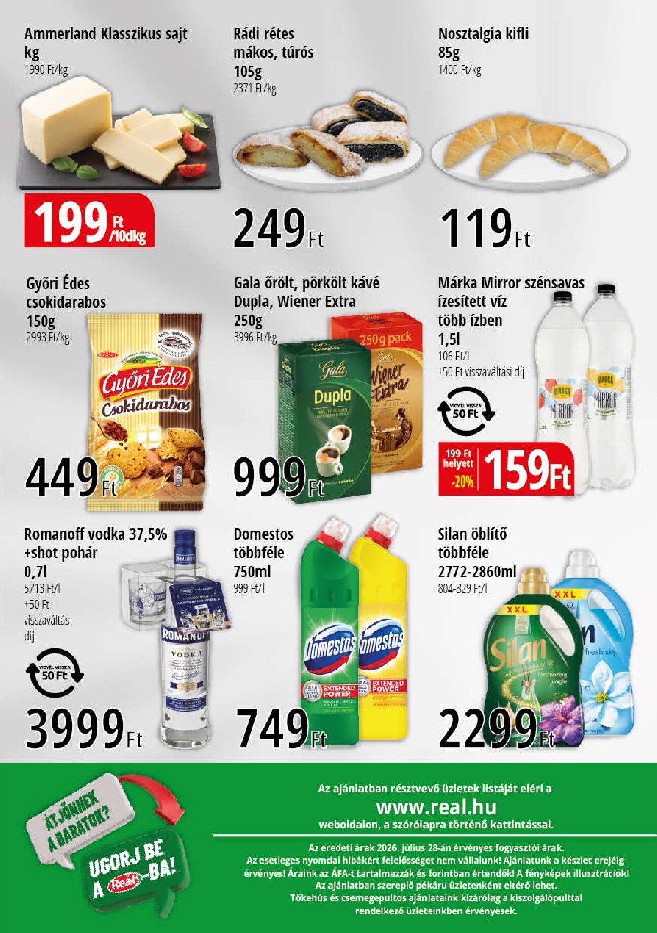 real - A jövőbeli Reál Pest akciós újság csütörtöktől 2026.08.06.-tól vasárnaptól 2026.08.09.-ig érvényes. - page: 2