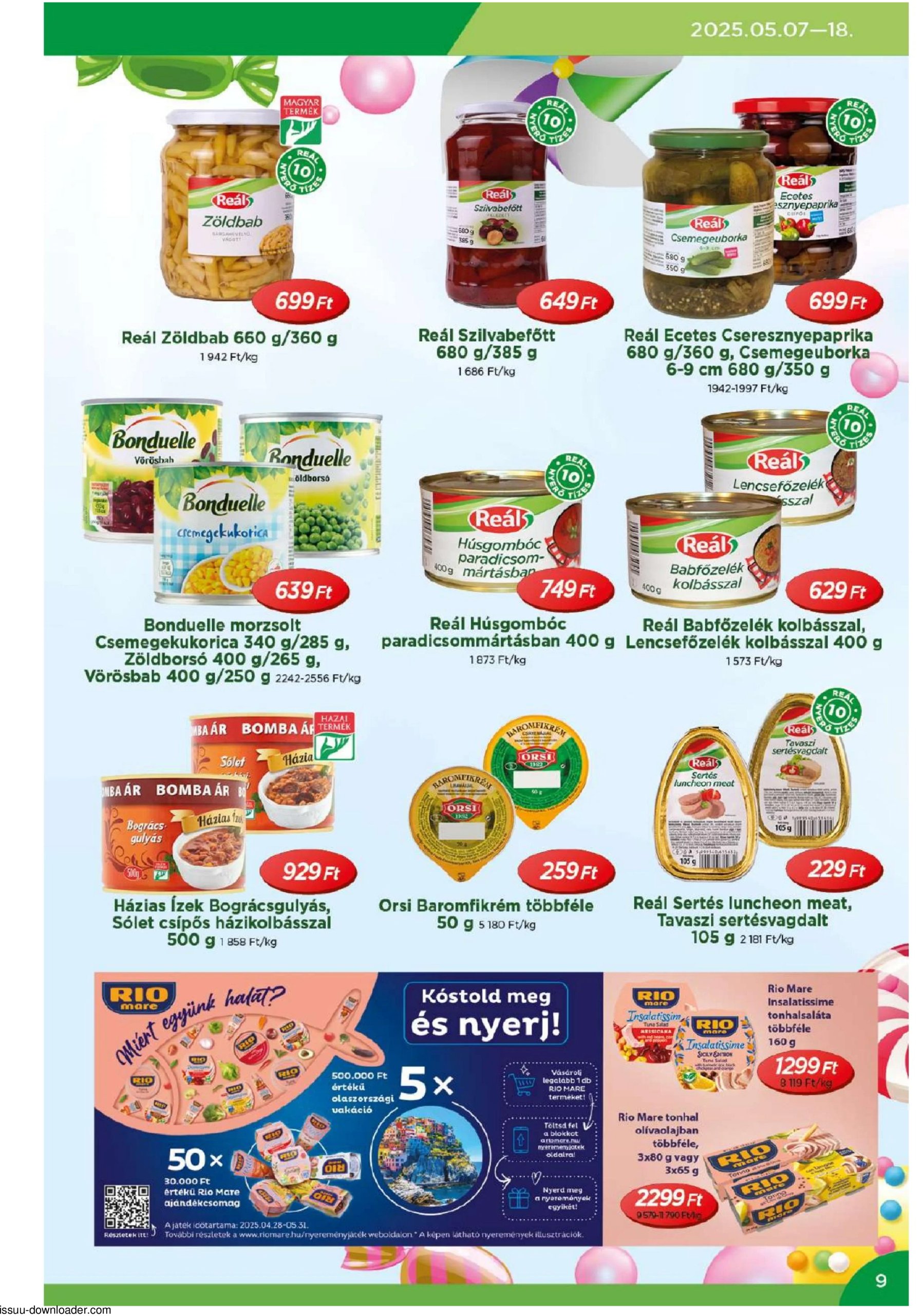 real - Reál akciós újság, érvényes 05.07. - 05.18. - page: 9