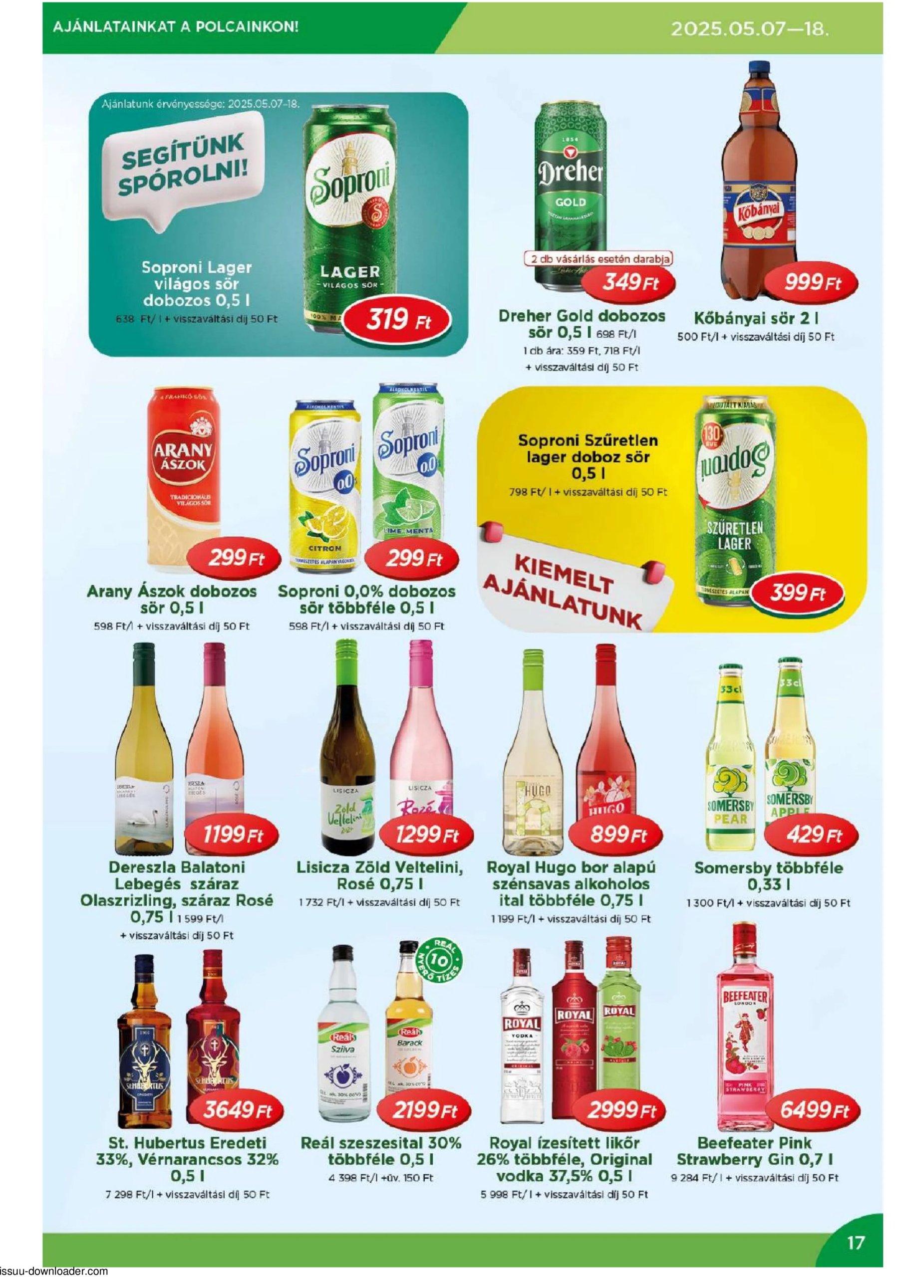 real - Reál akciós újság, érvényes 05.07. - 05.18. - page: 17