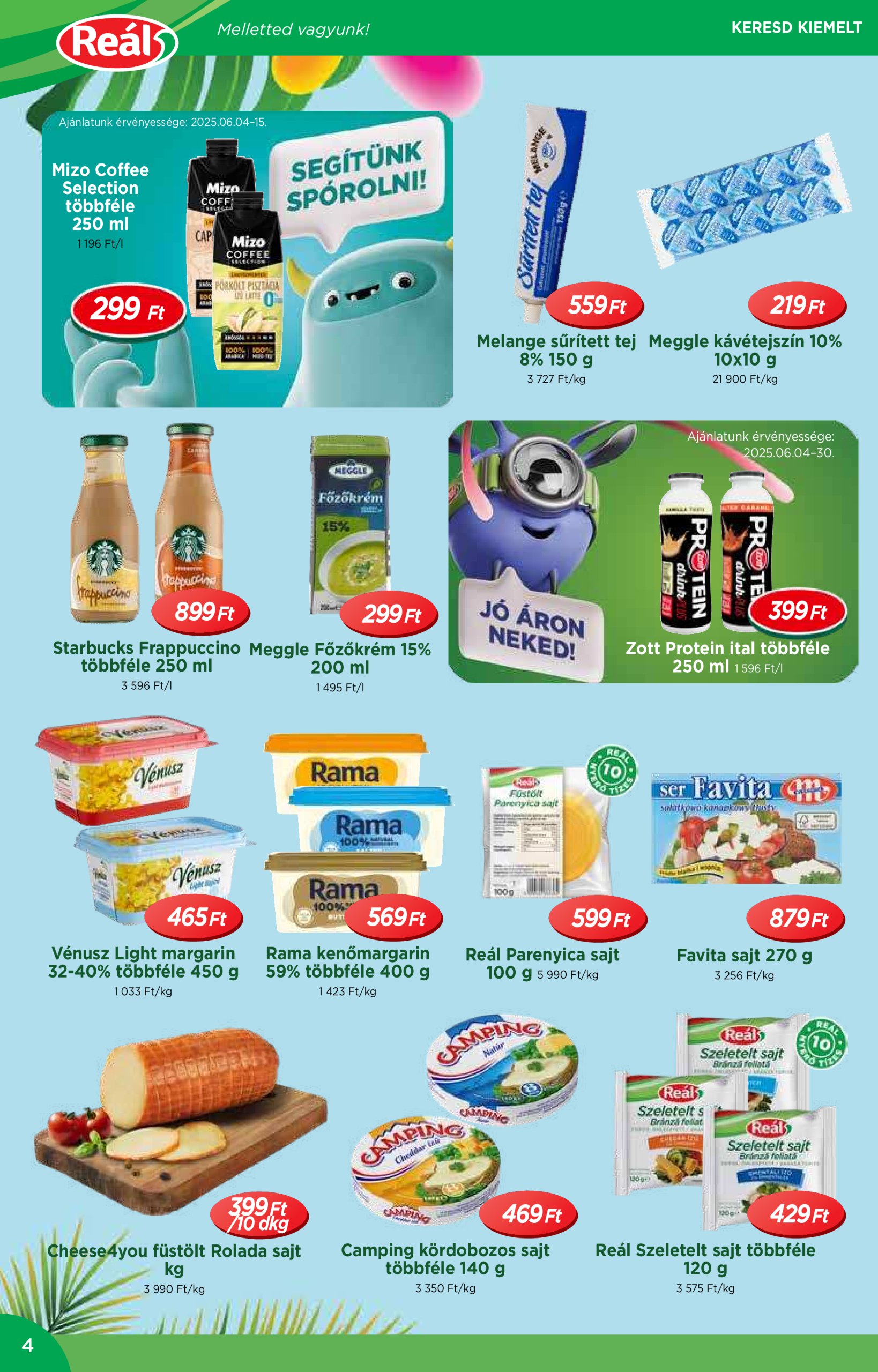 real - Reál akciós újság, érvényes 06.04. - 06.15. - page: 4