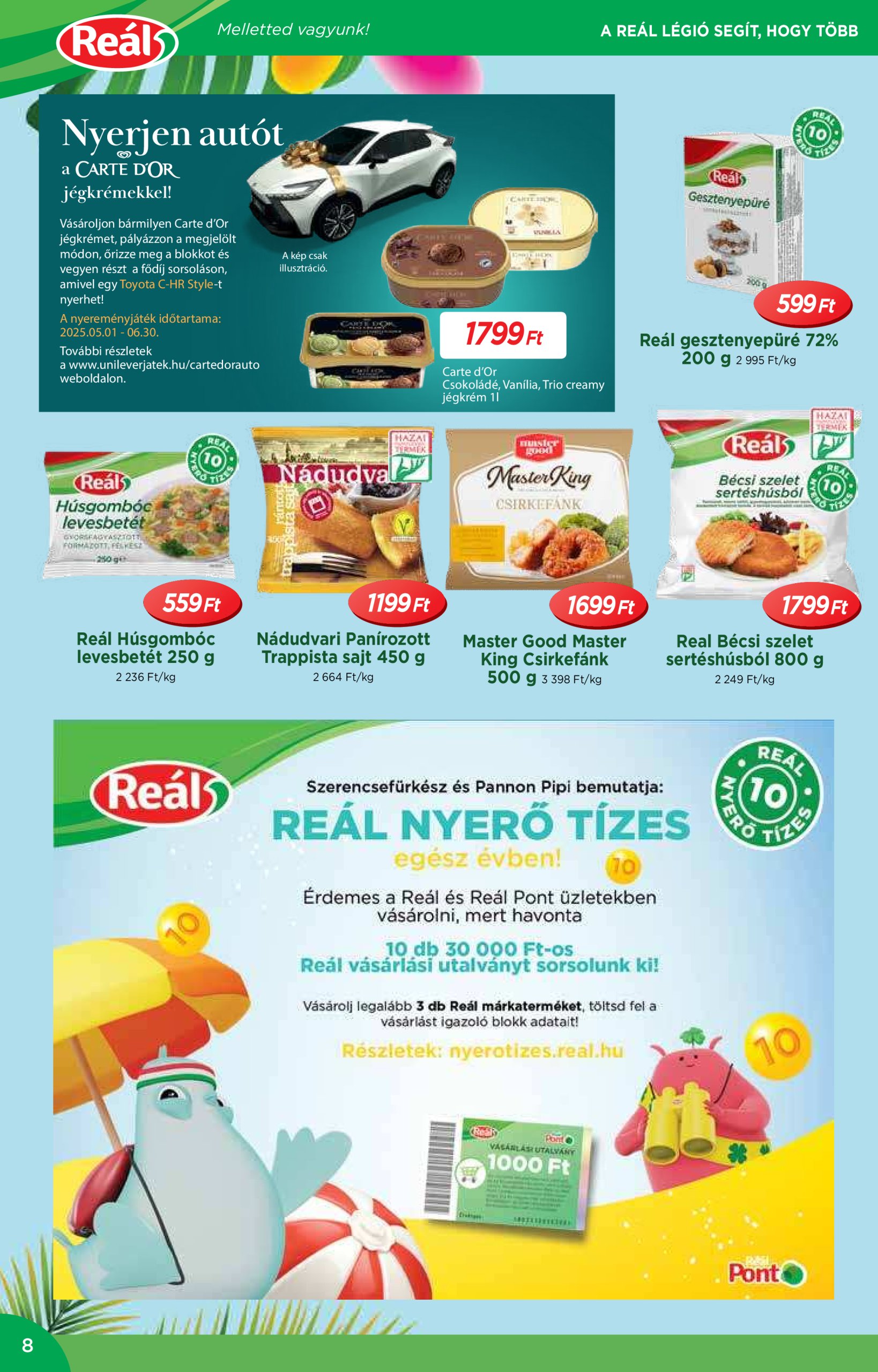 real - Reál akciós újság, érvényes 06.04. - 06.15. - page: 8