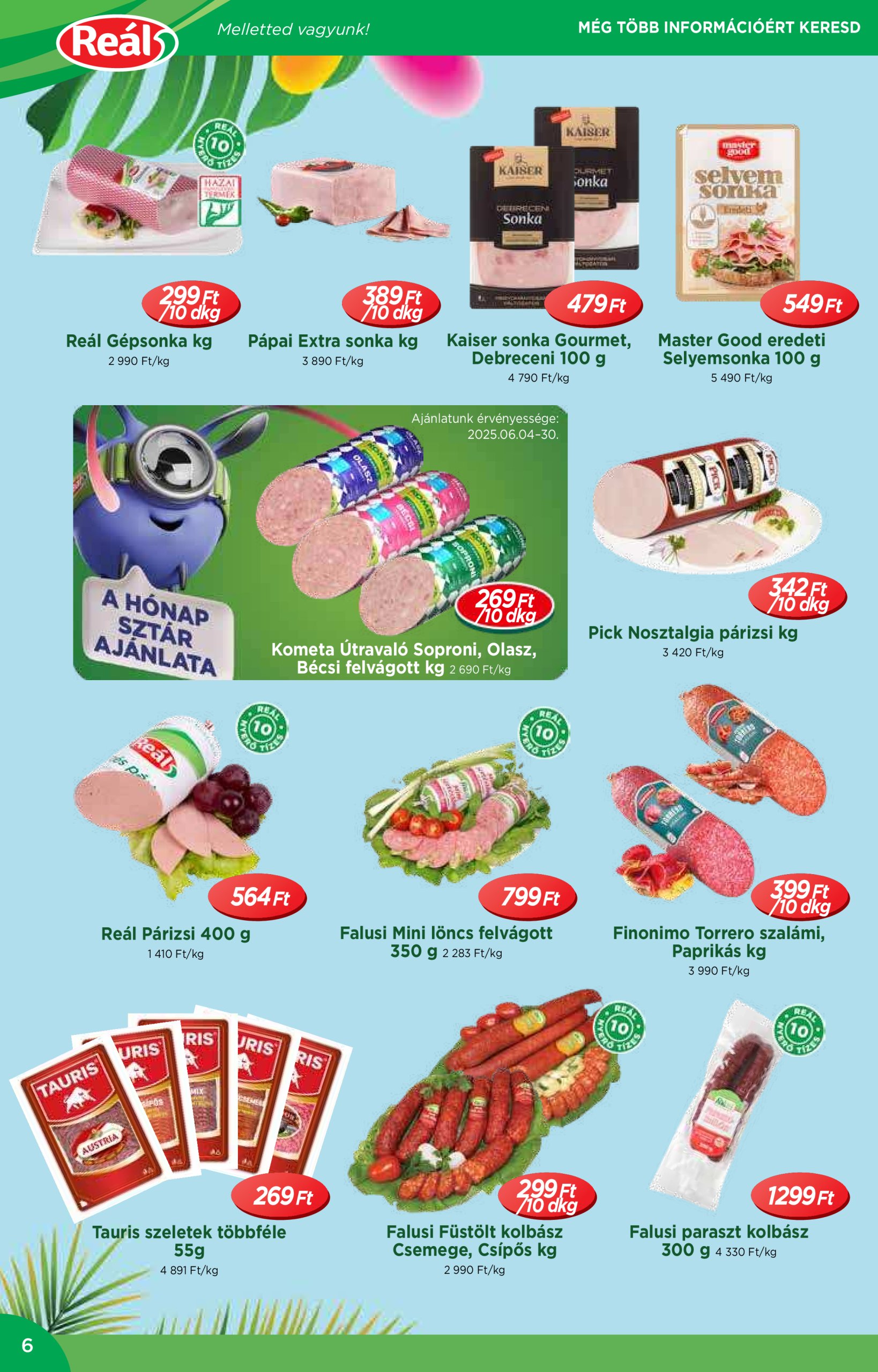 real - Reál akciós újság, érvényes 06.04. - 06.15. - page: 6