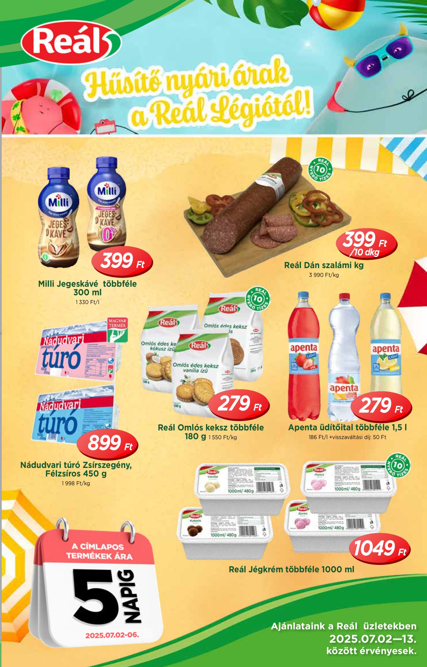 real - Reál - Nagyker Újság akciós újság, érvényes 07.02. - 07.13.
