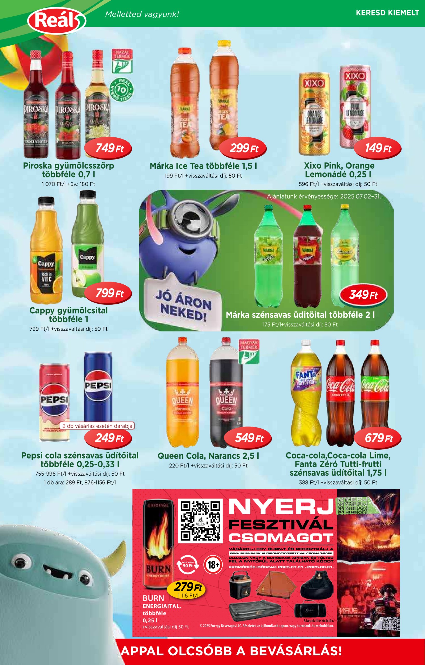 real - Reál - Nagyker Újság akciós újság, érvényes 07.02. - 07.13. - page: 16
