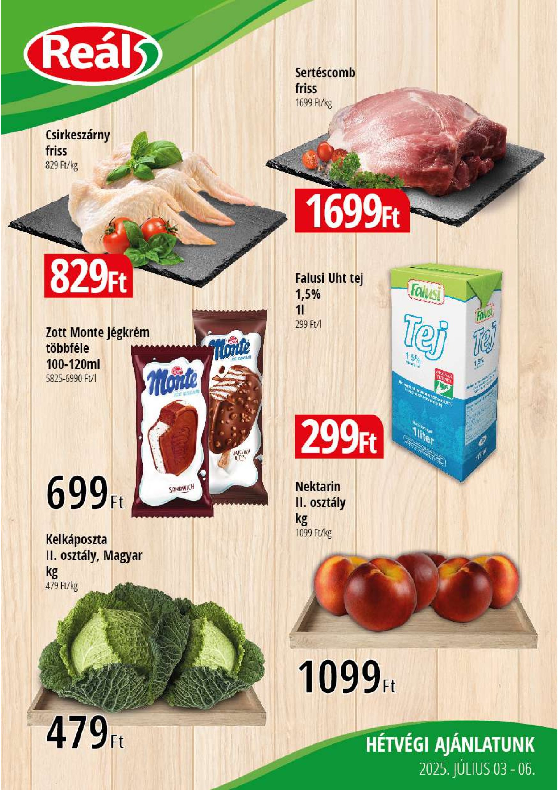 real - Reál - Kelet-Alfi-Ker akciós újság, érvényes 07.03. - 07.06.