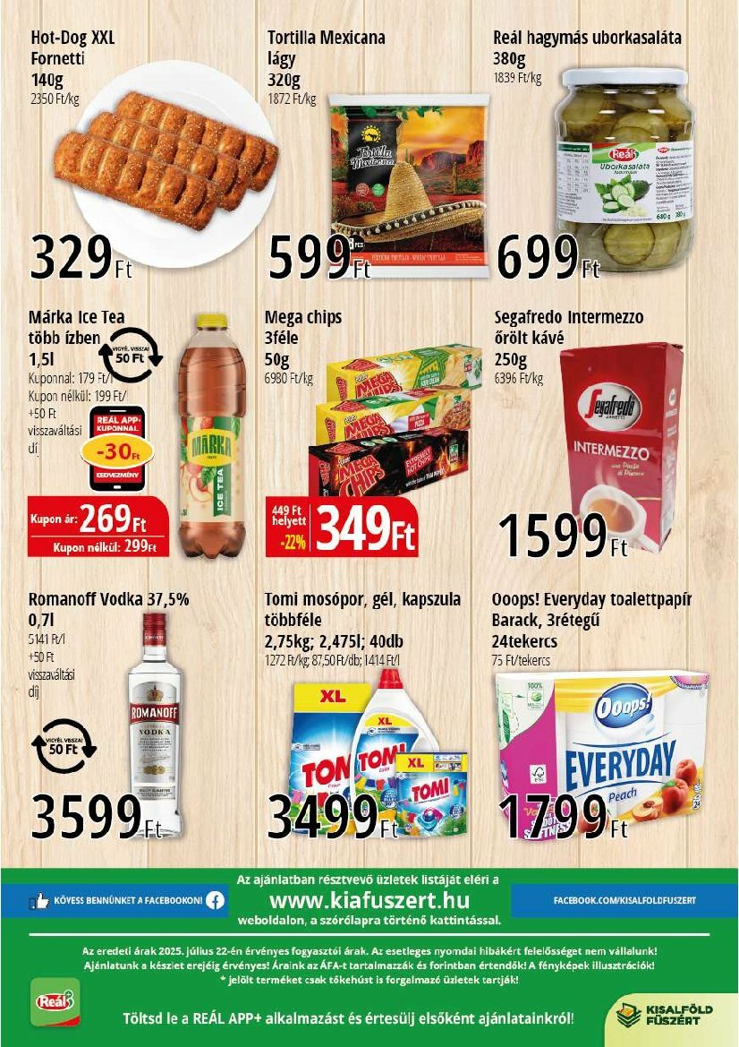 real - Reál - Bevásárló hétvége Kisalföld akciós újság, érvényes 07.31. - 08.03. - page: 2